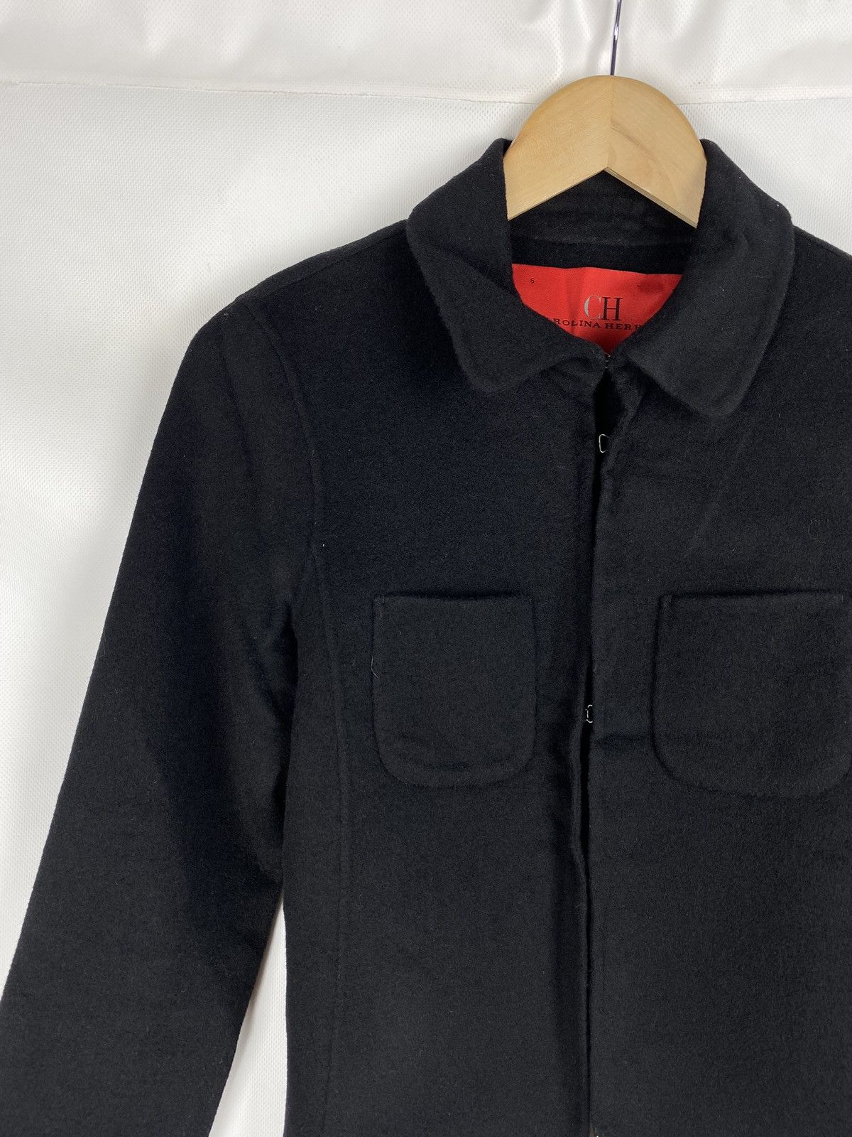 Carolina Herrera CH Carolina Herrera ladies wool cropped jacket size 6 Size M / US 6-8 / IT 42-44 - 4 Thumbnail