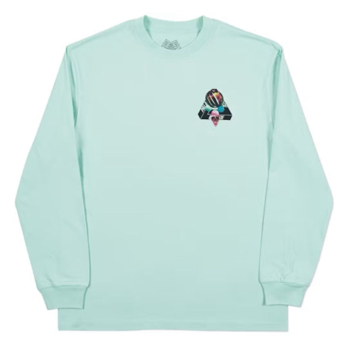 Palace SANS FERG LONGSLEEVE DUCK EGG BLUE size LARGE Size US L / EU 52-54 / 3 - 4 Thumbnail