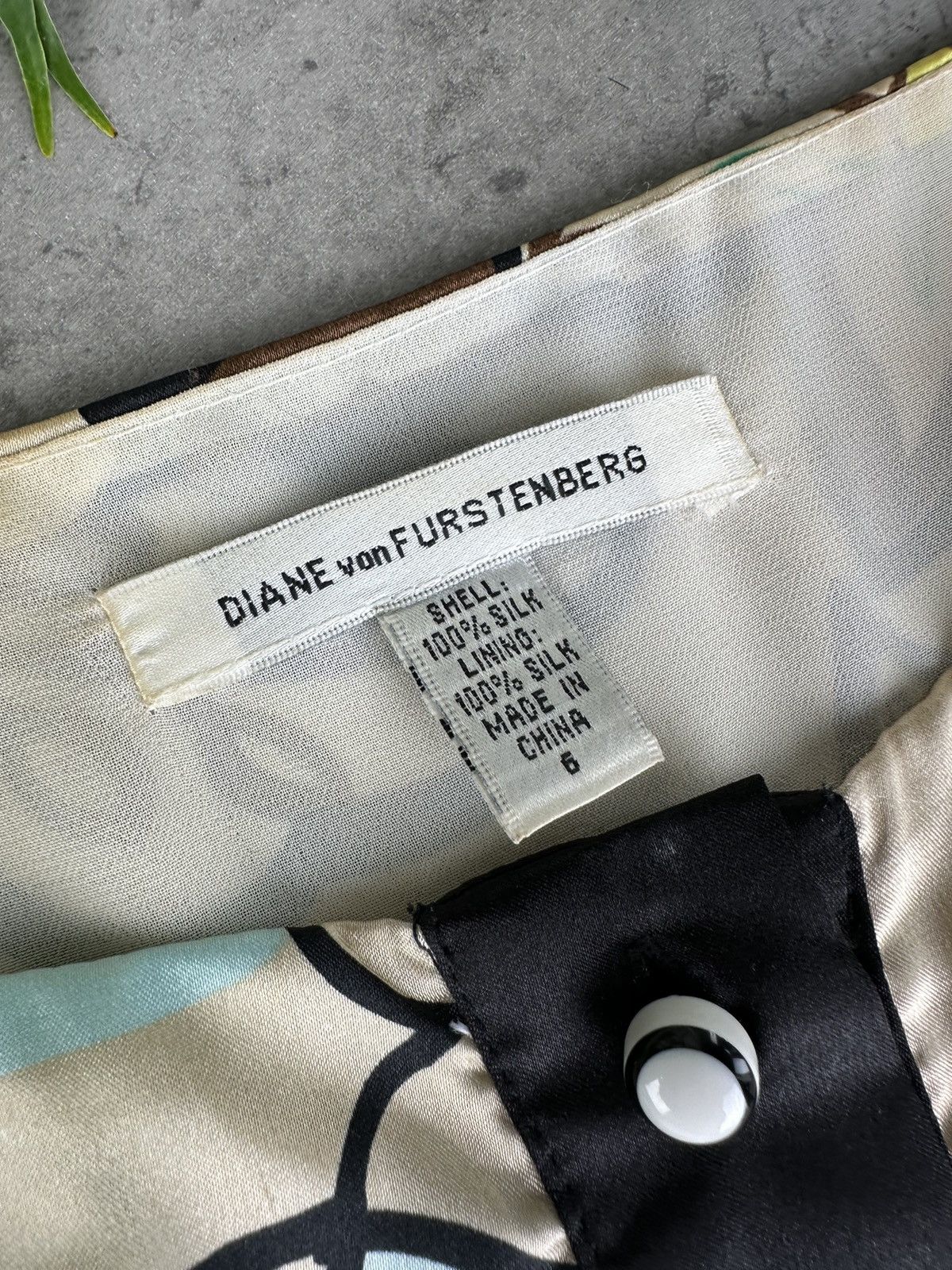 Diane von Furstenberg Diane Von Furstenberg Silk Multicolor Dress Size S / US 4 / IT 40 - 2 Thumbnail