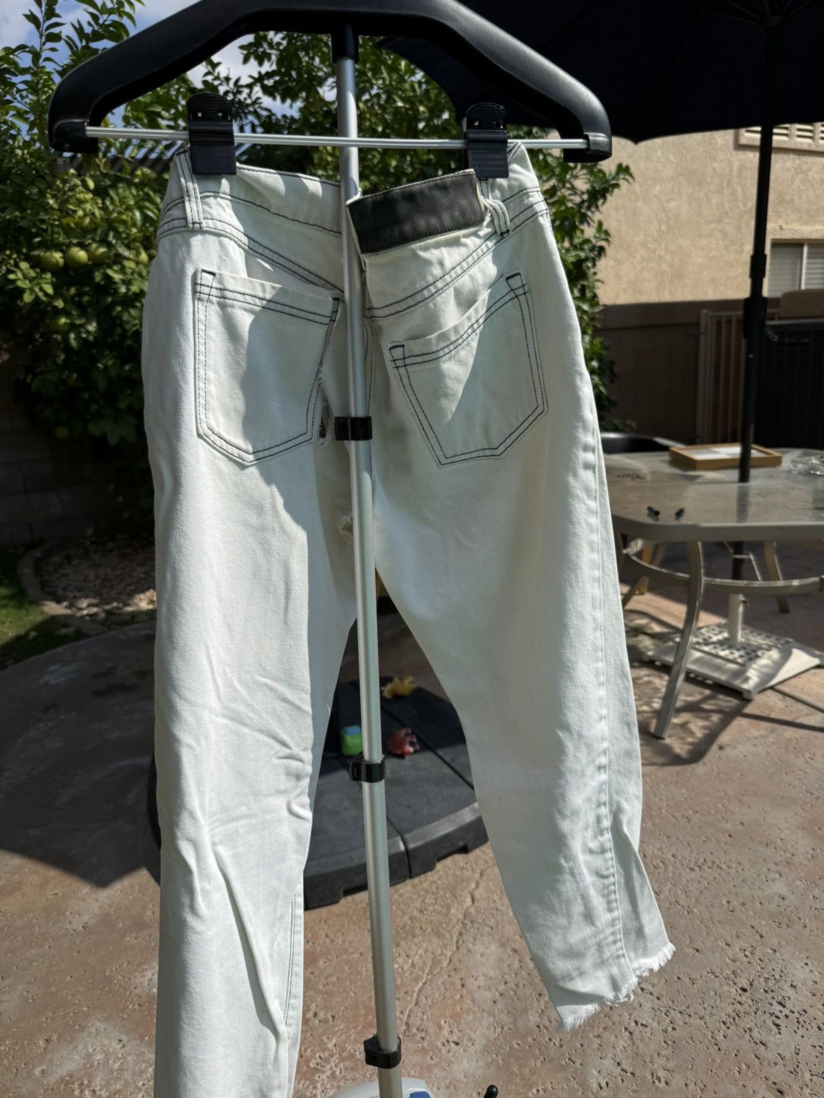 Enfants Riches Deprimes Enfants Riches Déprimés White Distressed Denim Jeans Size US 30 / EU 46 - 5 Thumbnail