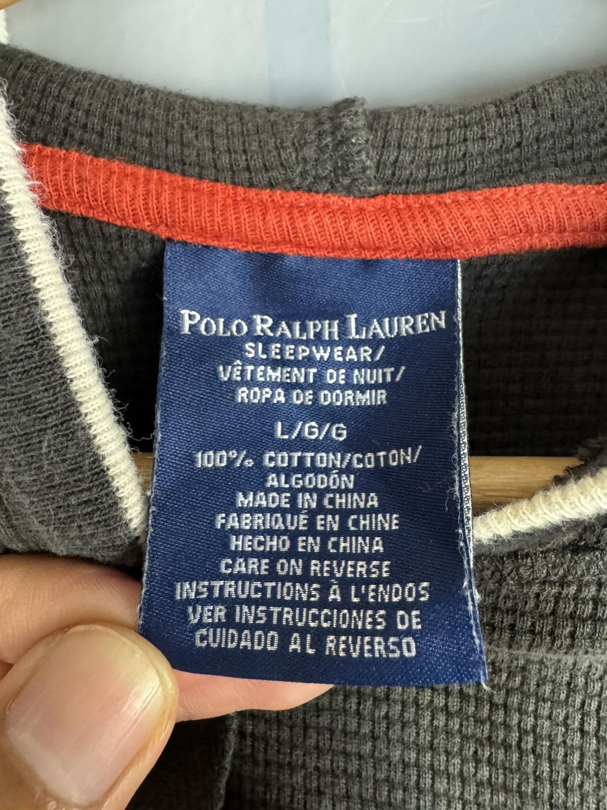 Vintage Polo Ralph Lauren Sleepwear Hoodie