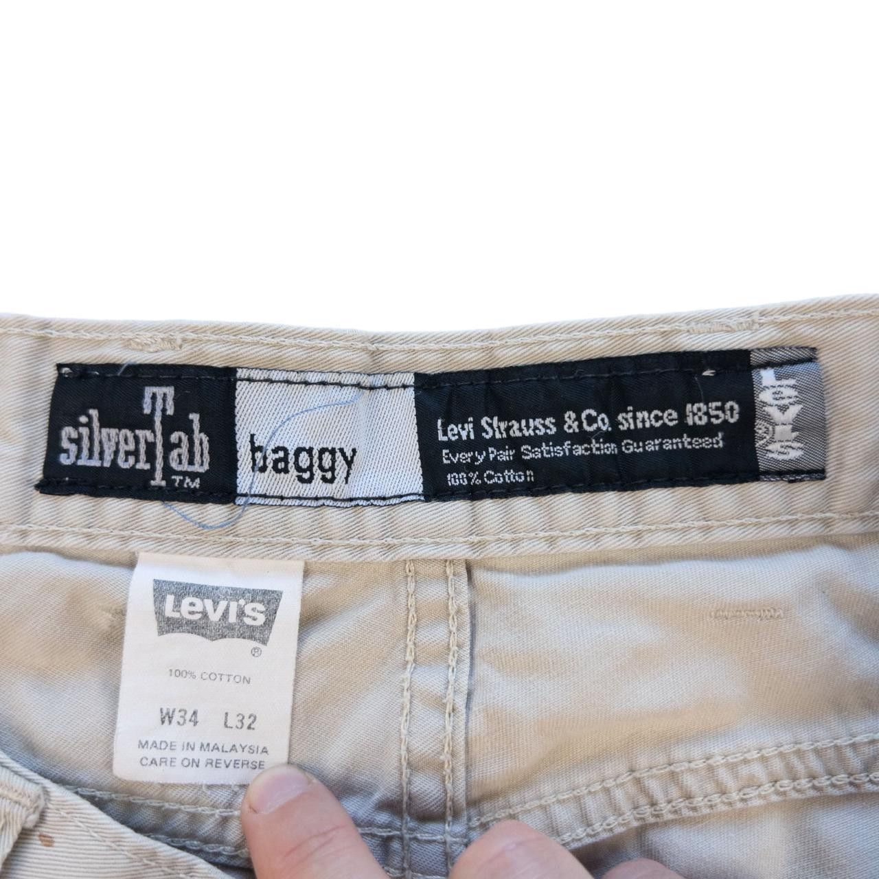 Levi's Vintage Levis SilverTab Baggy Trousers Size W33 Size US 33 - 3 Thumbnail