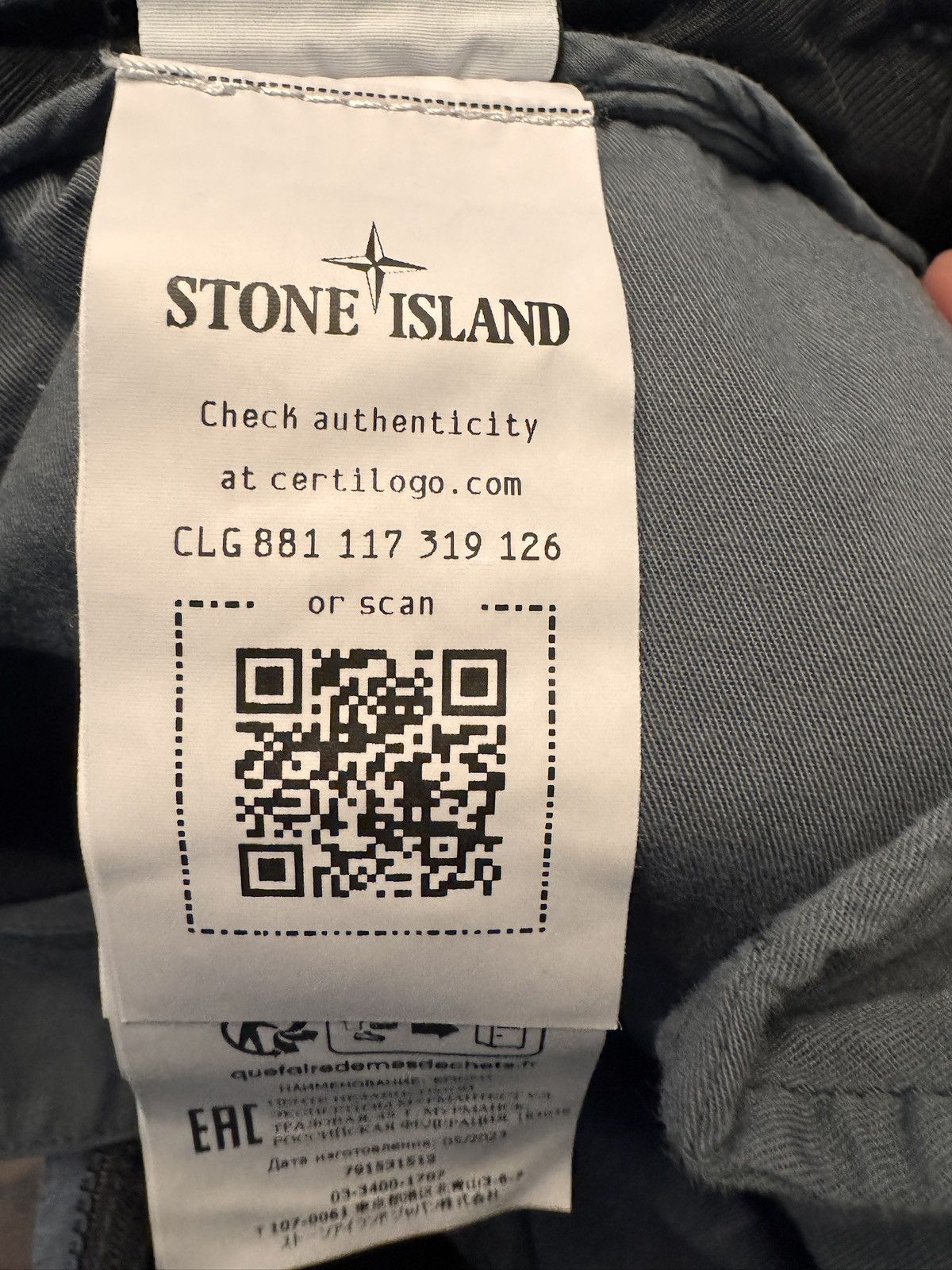 Stone Island Bluish-gray Stone Island Cargos Size US 30 / EU 46 - 6 Thumbnail