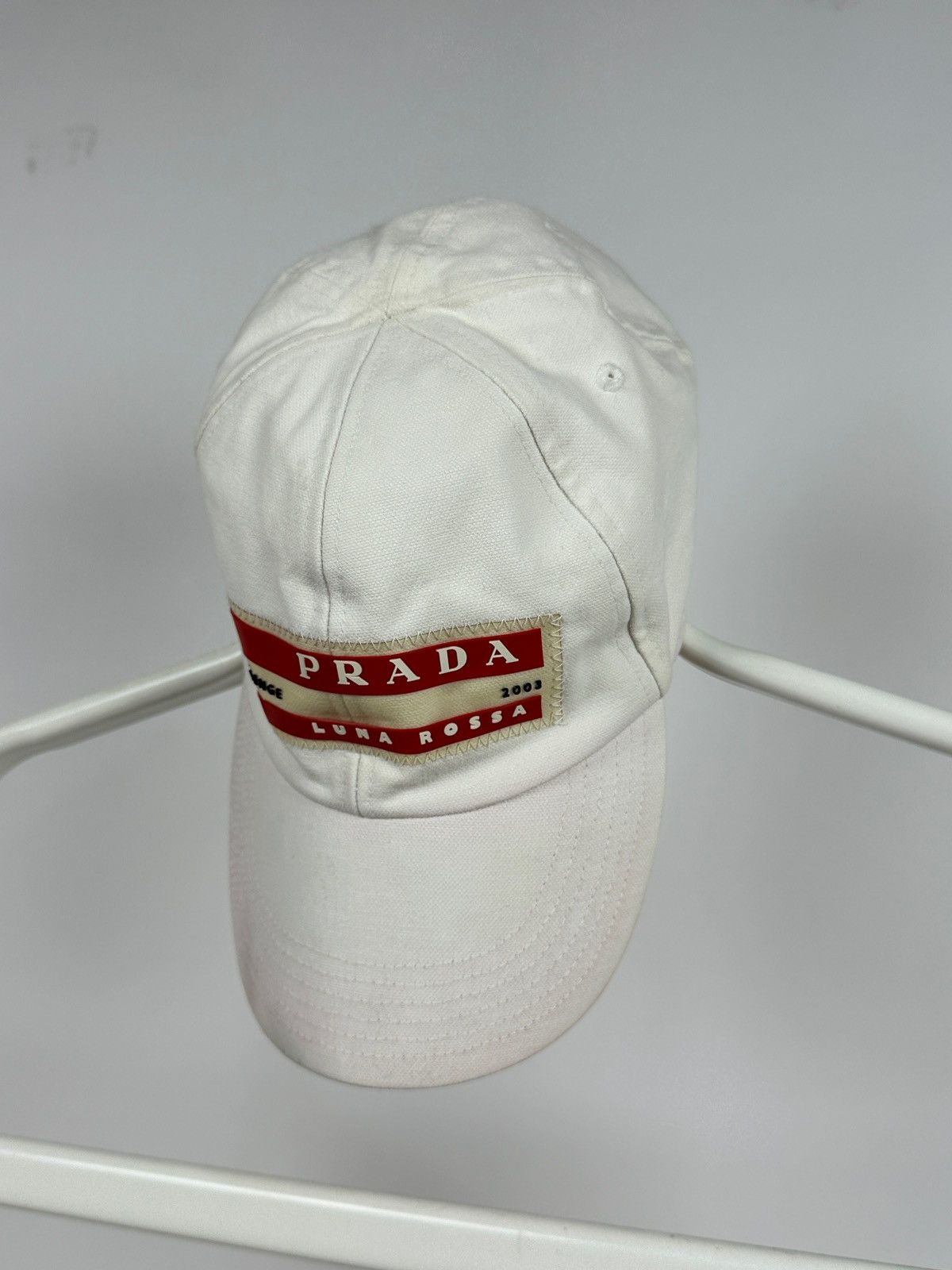 Prada 2003 Vintage Prada Luna Rossa Challenge White Cap Size ONE SIZE - 5 Thumbnail