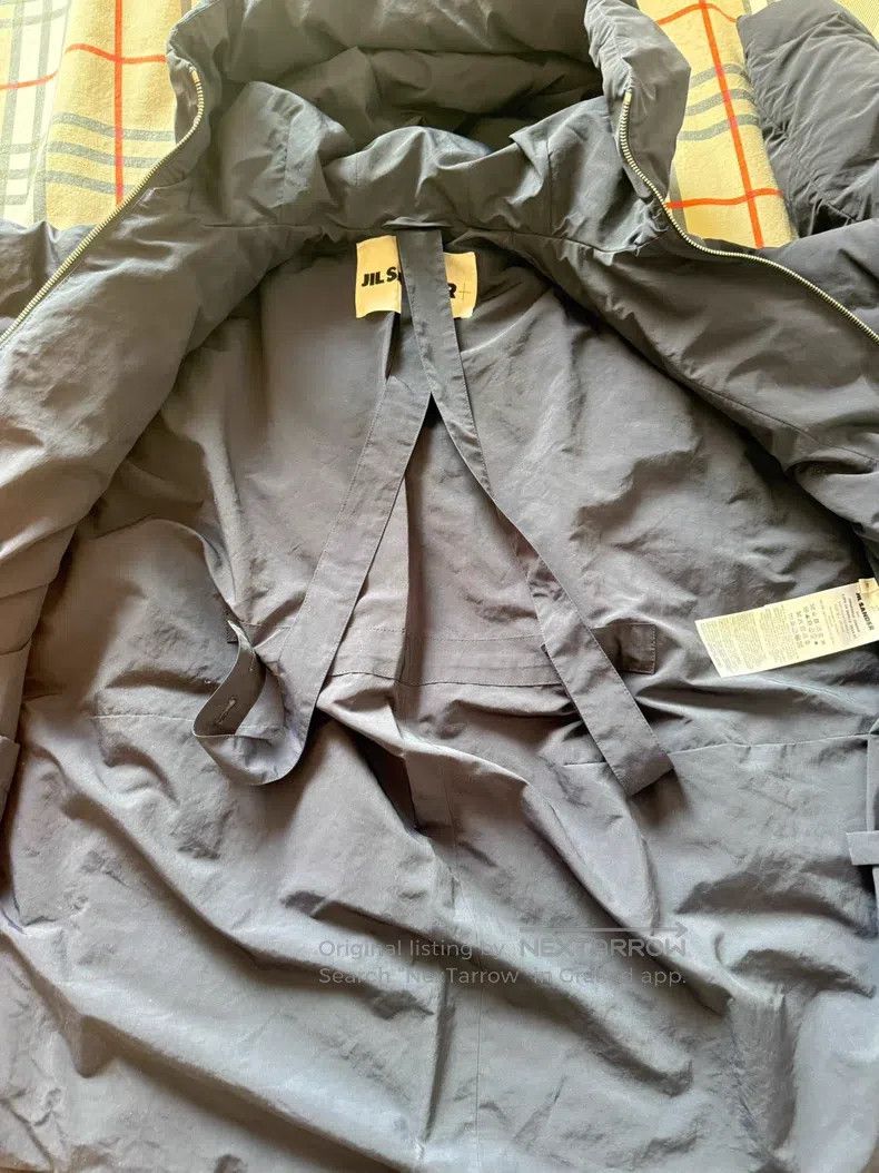 Jil Sander Jil Sander Loose navy mid-length hooded goose down down ja Size XS / US 0-2 / IT 36-38 - 4 Thumbnail