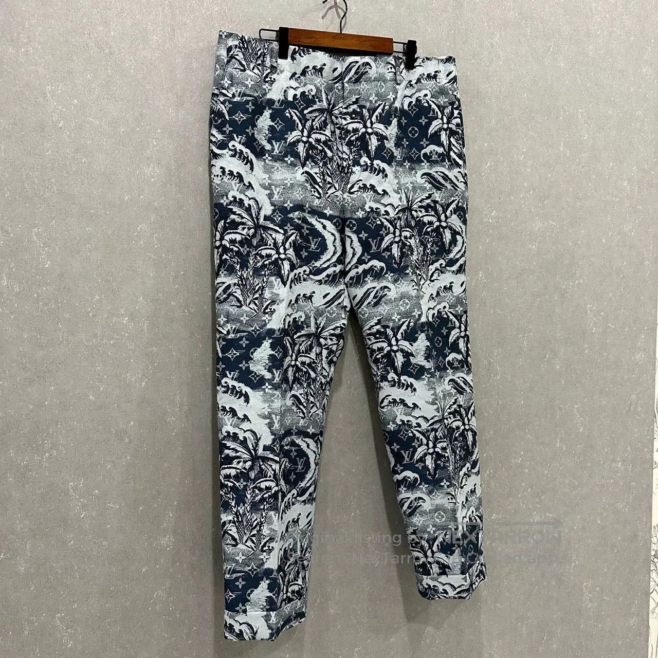 Louis Vuitton Louis Vuitton SS24 Plant Print Casual Pants. Size US 35 - 2 Thumbnail
