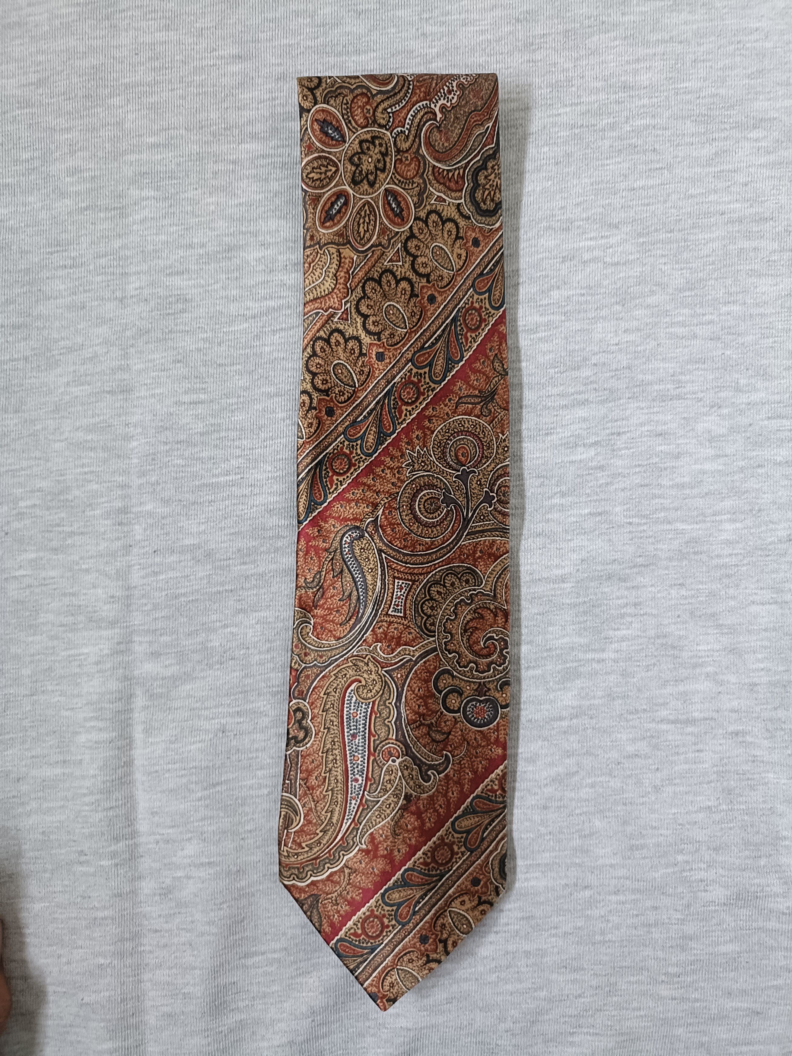 Yves Saint Laurent Yves saint Laurent paisley silk tie Size ONE SIZE - 1 Thumbnail