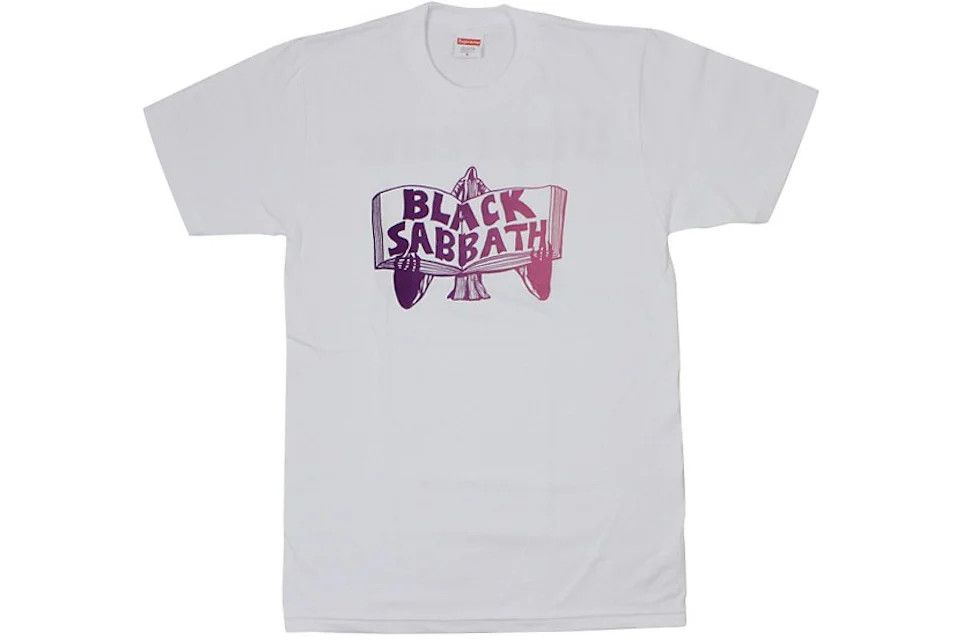 Supreme Supreme Black Sabbath Tome Tee (2016) - White Size US L / EU 52-54 / 3 - 1 Thumbnail