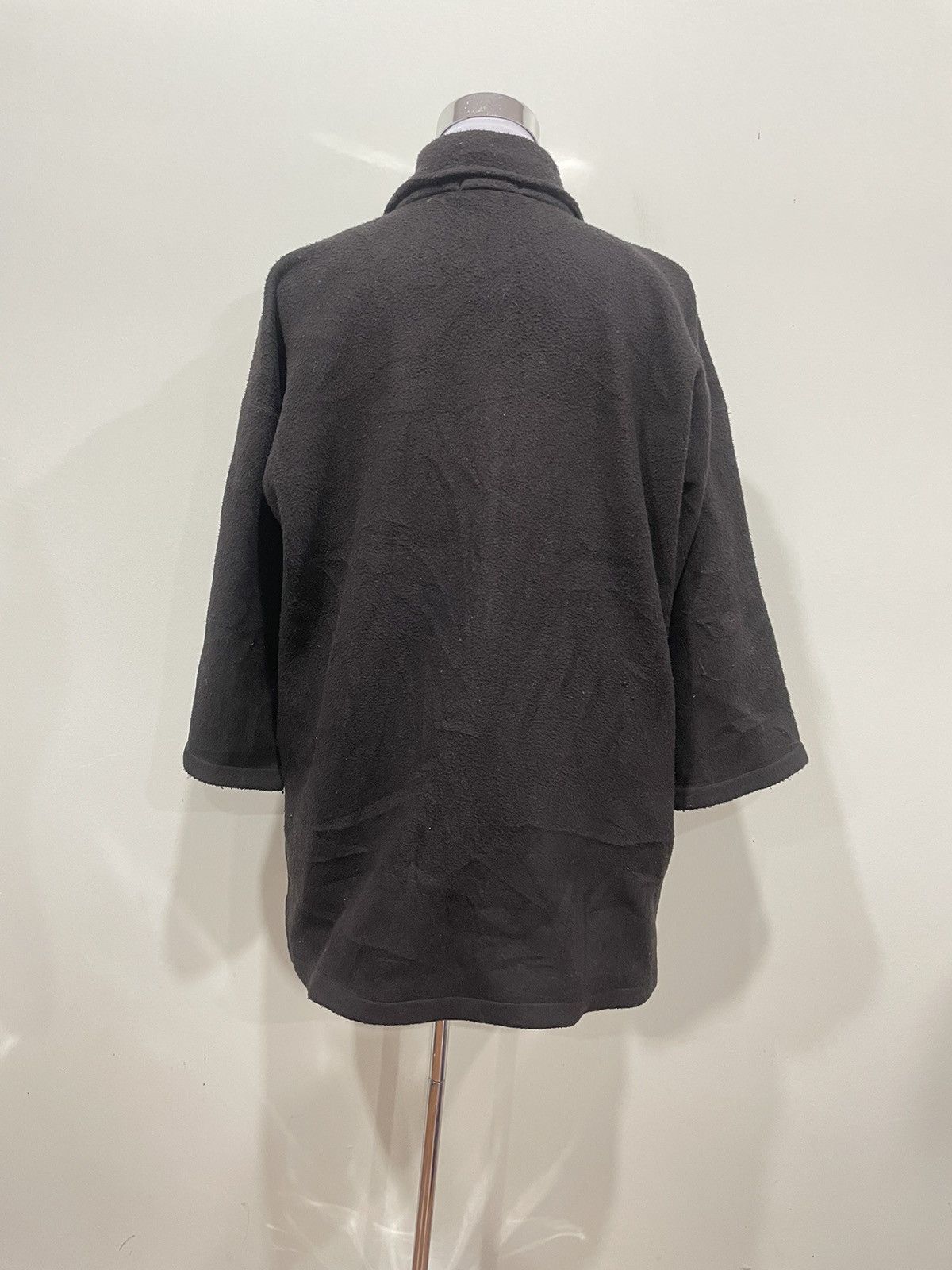Salvatore Ferragamo Salvatore Ferragamo Black Button Coat Size US L / EU 52-54 / 3 - 2 Thumbnail