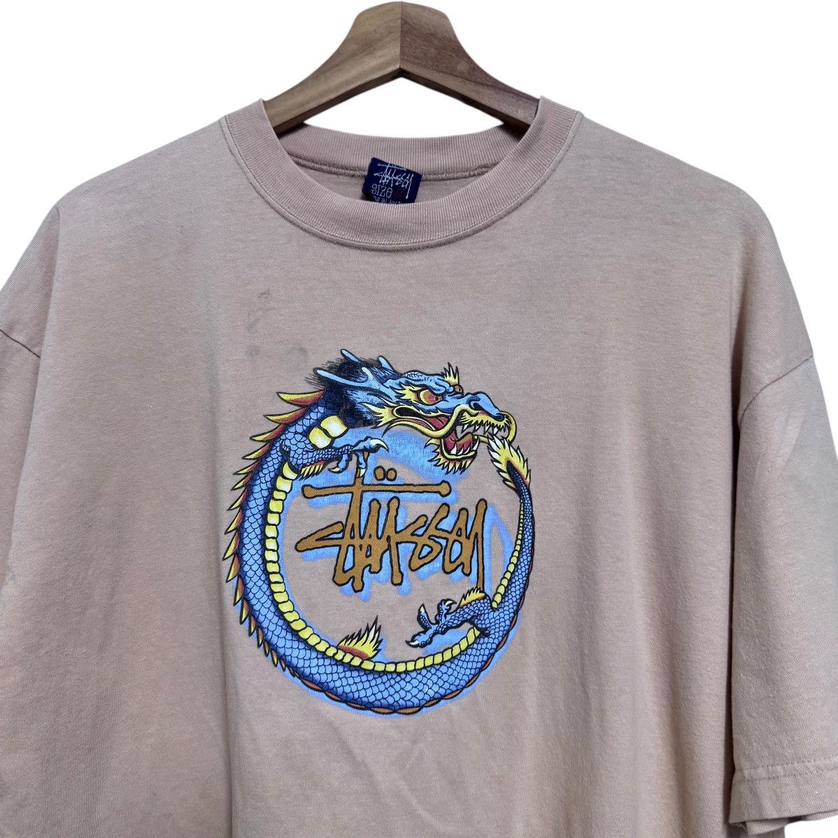 Stussy Vintage 90s Stussy Dragon Shirt Size US M / EU 48-50 / 2 - 2 Thumbnail