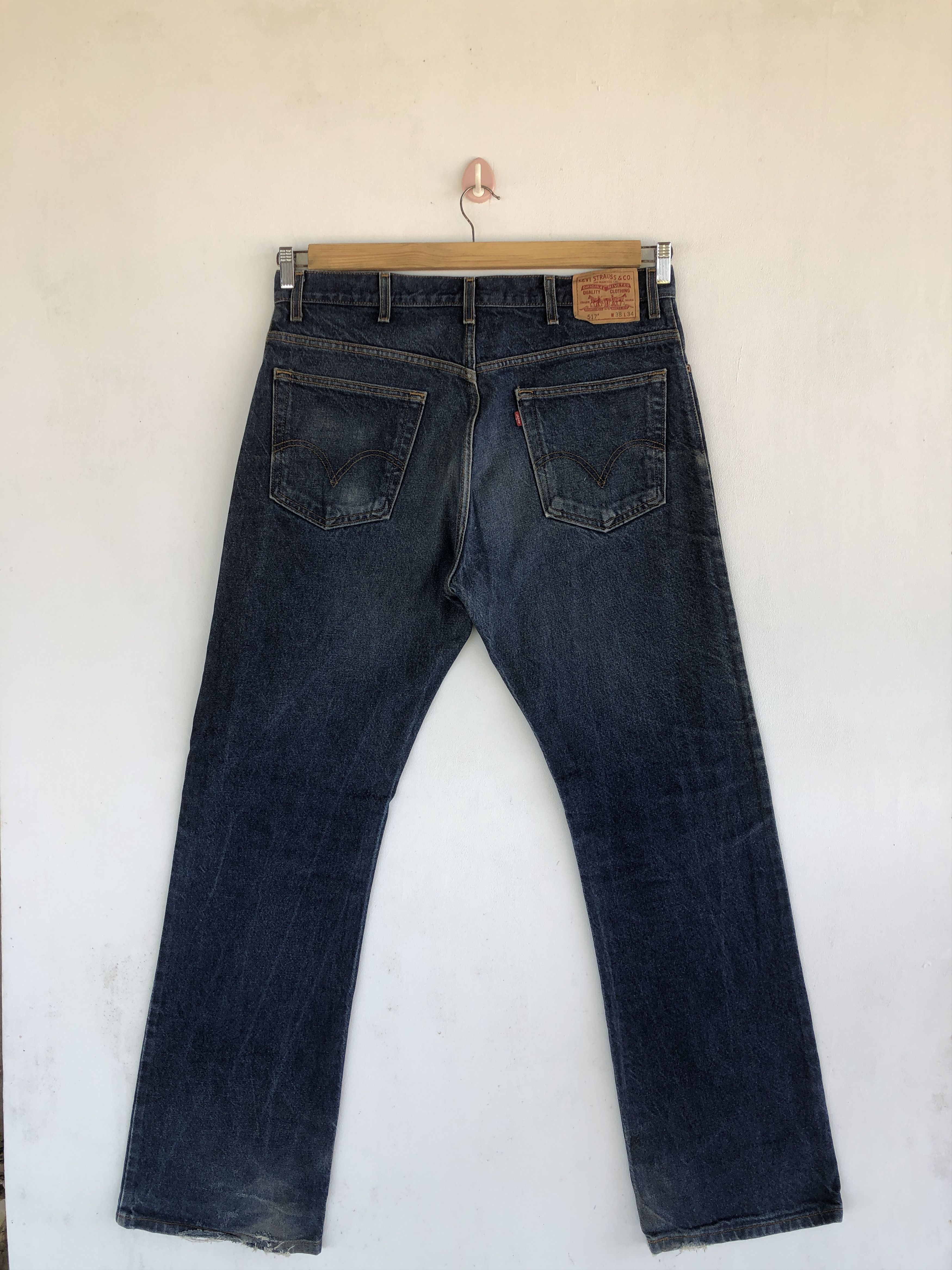 Levi's Vintage Levi's 517 Jeans Boot Cut Flare Denim Wide Leg Pants Size US 38 / EU 54 - 2 Thumbnail