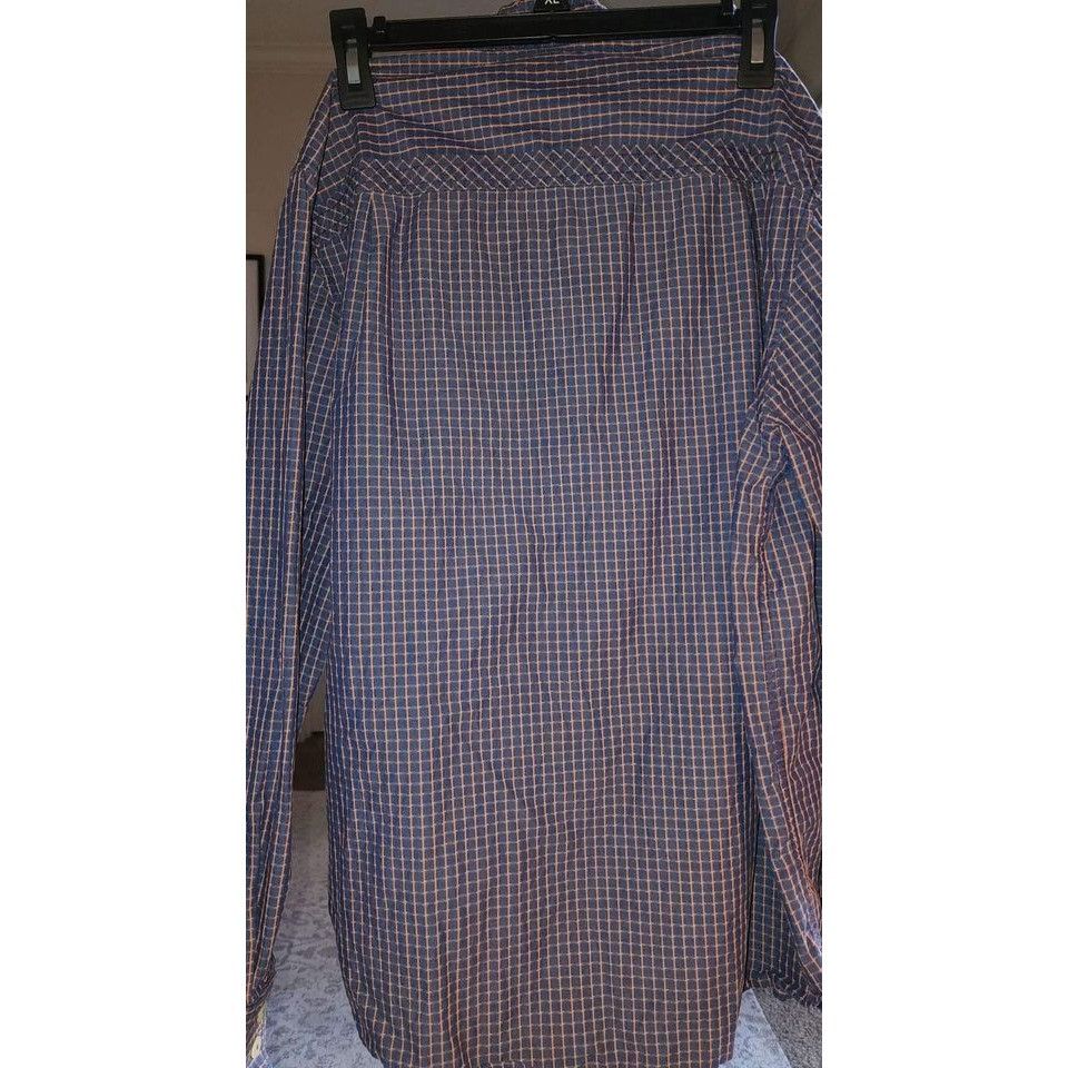 Tommy Bahama Tommy Bahama Navy Mens Medium Long Sleeve Button Down Textur Size US M / EU 48-50 / 2 - 8 Thumbnail