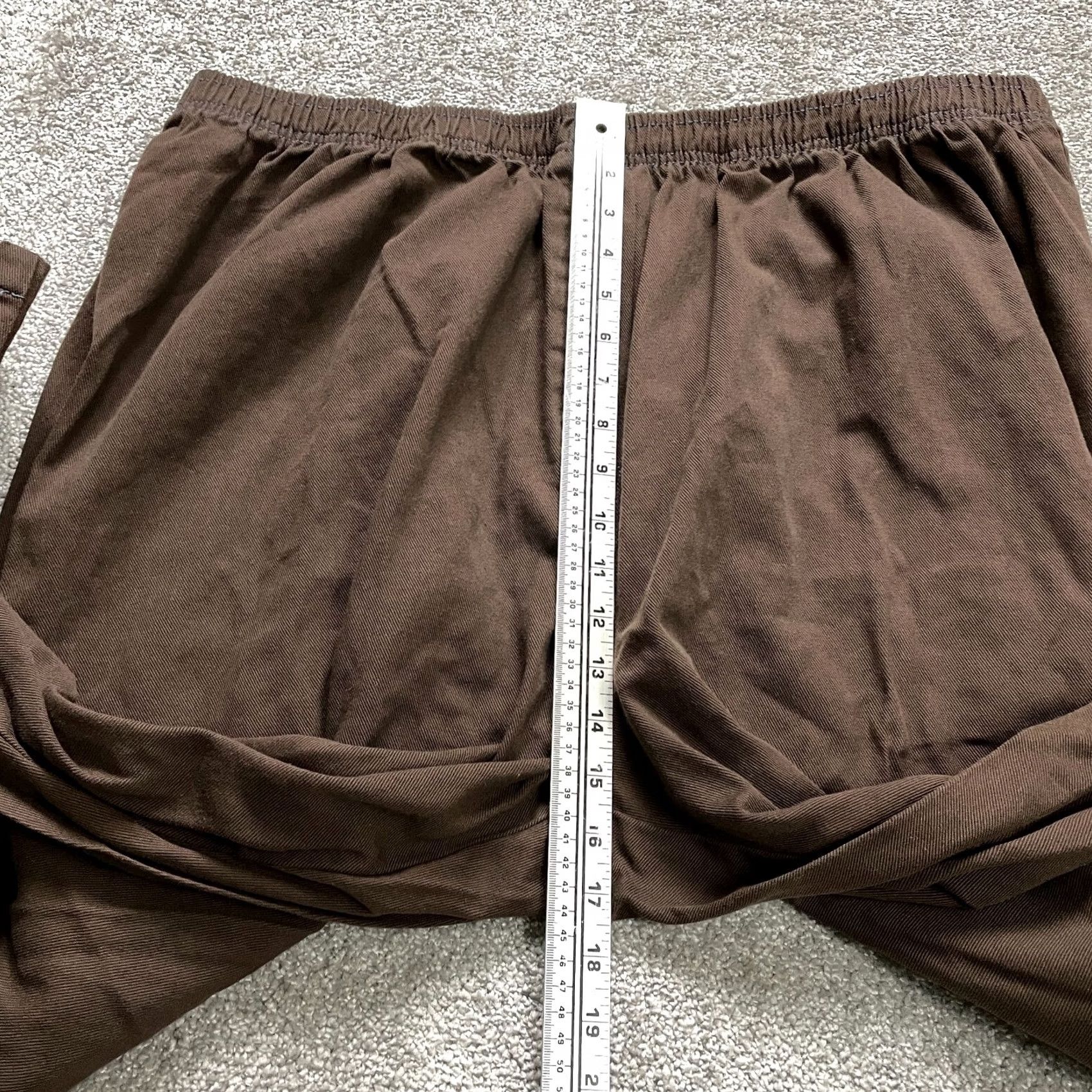 Vintage Unbranded Pants Womens Plus 40 Brown Classic Fit Straight Ladies Slacks 40x31 Size 27" / US 4 / IT 40 - 5 Thumbnail