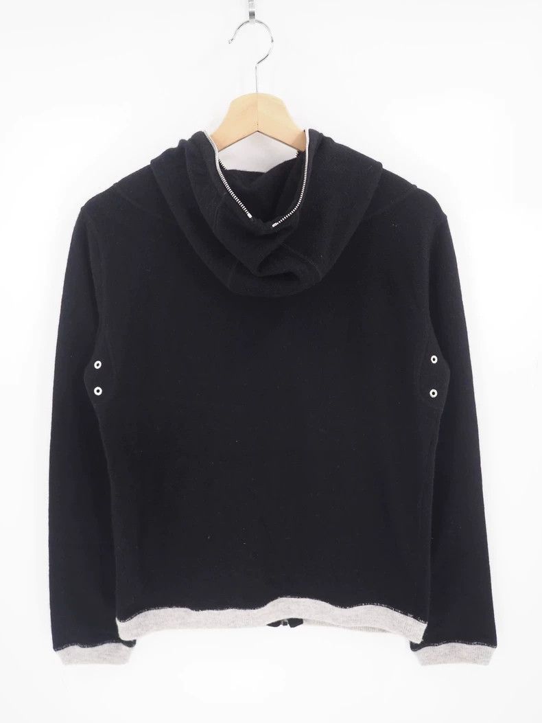 Louis Vuitton Louis vuittonBlack women's wool hooded jacket 2503-Nextarro Size S / US 4 / IT 40 - 2 Thumbnail