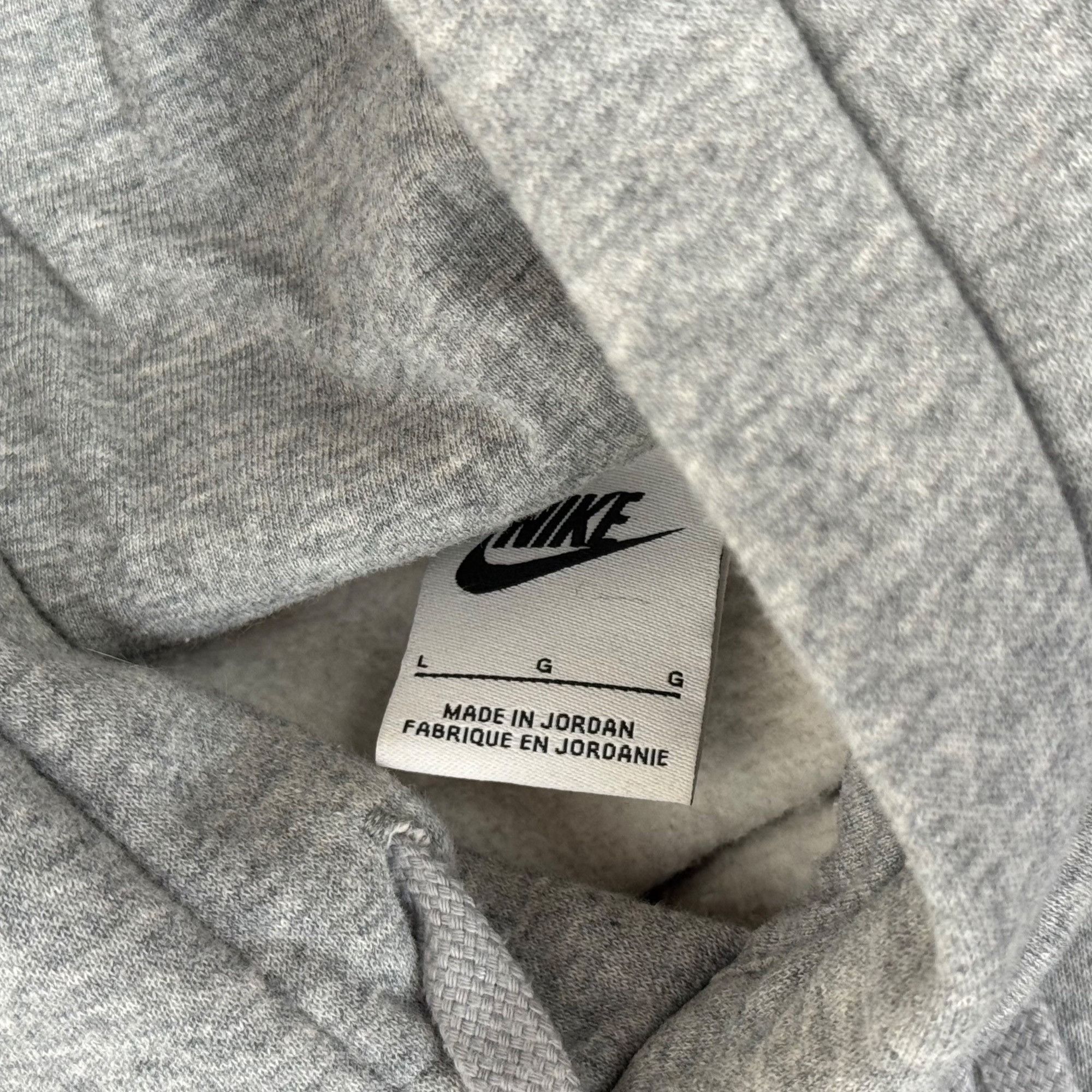 Nike Nike Pullover Fleece Hoodie Heather Gray Women's Size L Size L / US 10 / IT 46 - 2 Thumbnail