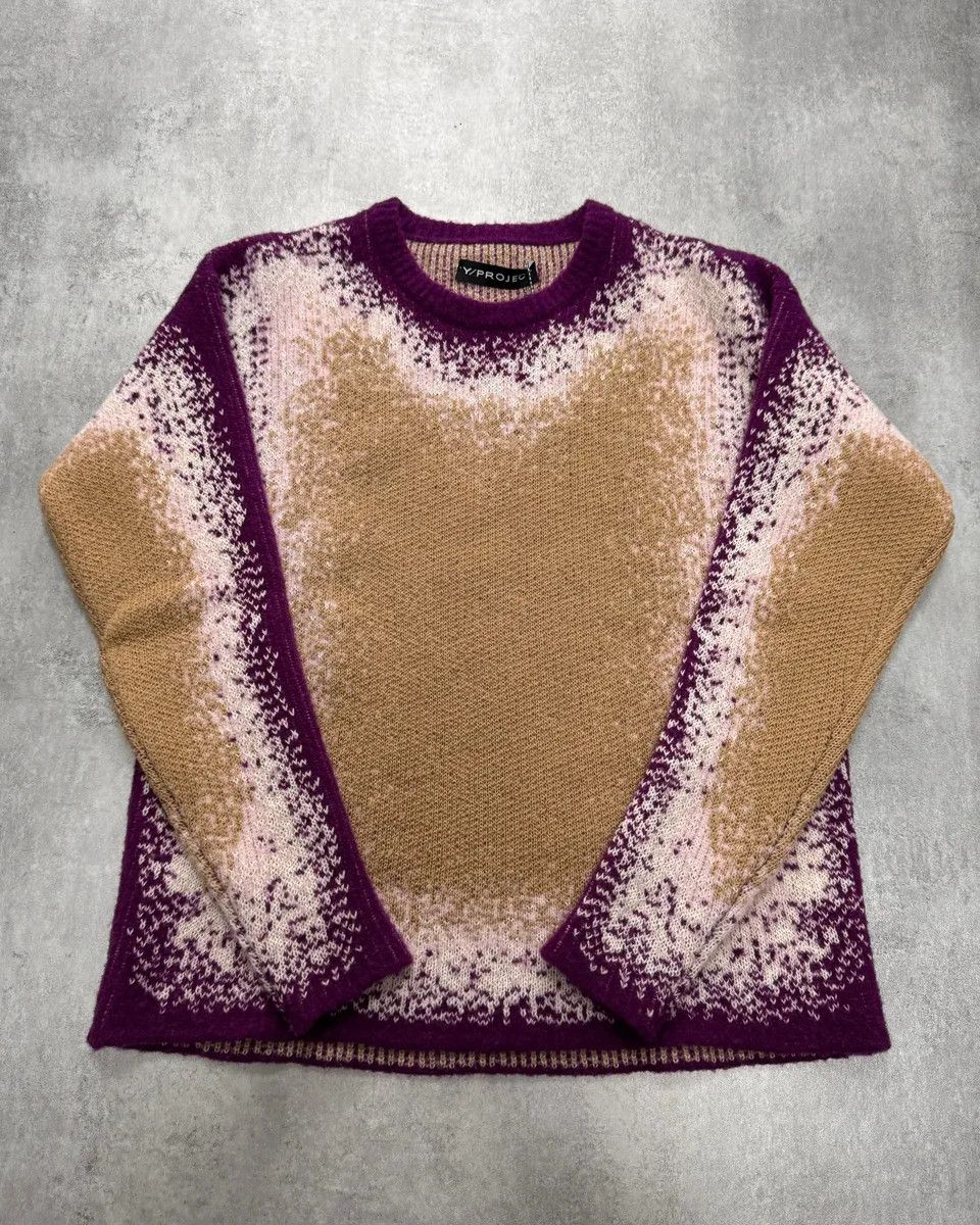 Y/Project Y/Project Spray-Effect Knitted Gradient Sweater Size US S / EU 44-46 / 1 - 1 Thumbnail