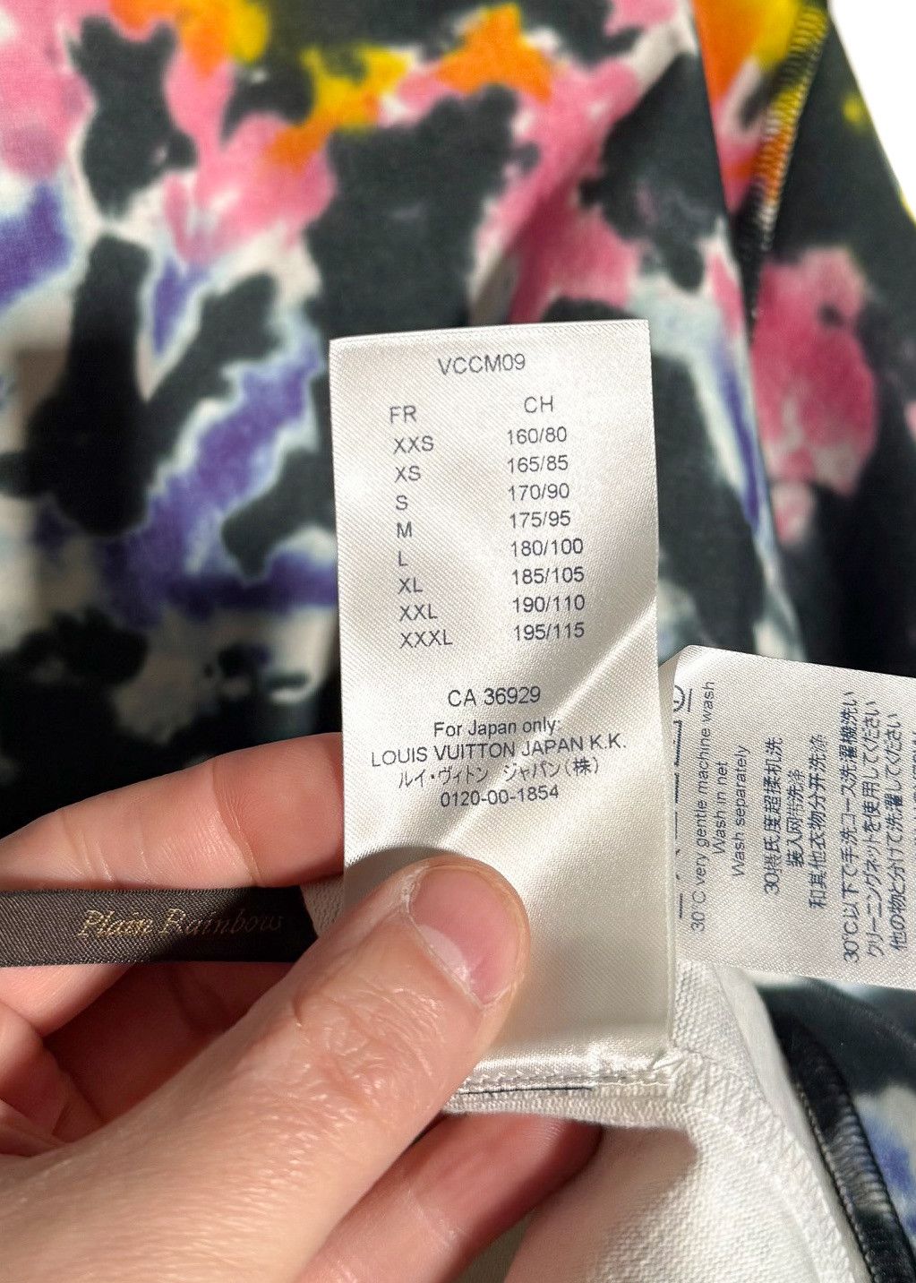 Louis Vuitton Louis Vuitton SS19 "Plain Rainbow" Tie-Dye T-shirt Size US XL / EU 56 / 4 - 9 Thumbnail