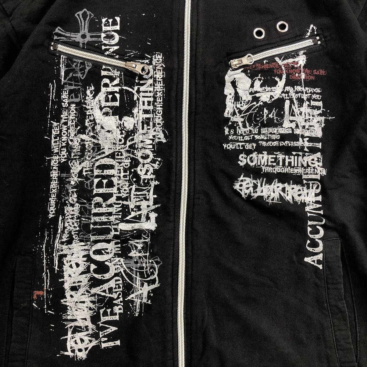 If Six Was Nine 2000s Beaumont Carr Cross Poem Double Collar Punk LGB Style Size US M / EU 48-50 / 2 - 5 Thumbnail