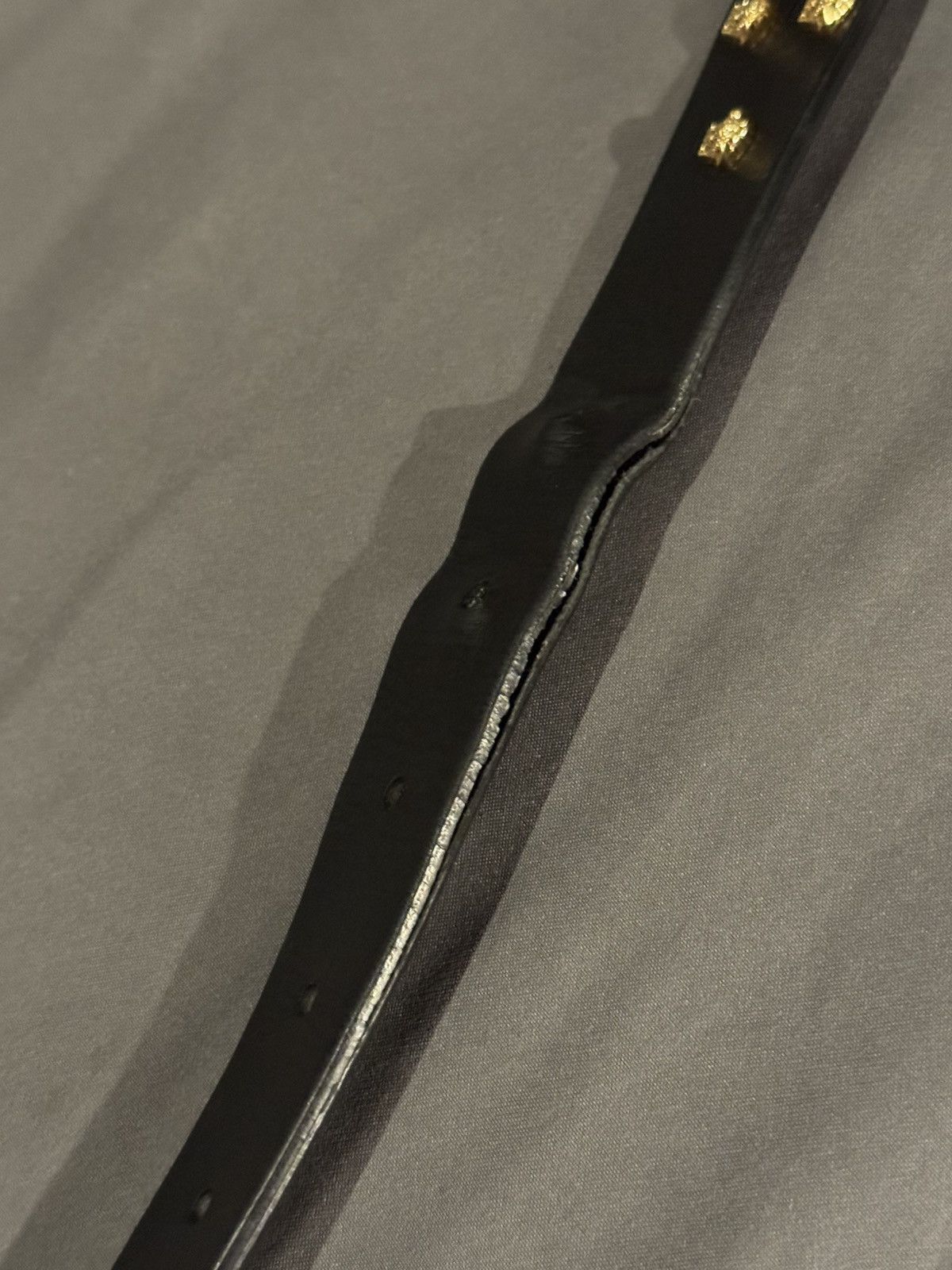 Versace MEDUSA STUD BELT Size 34 - 4 Thumbnail