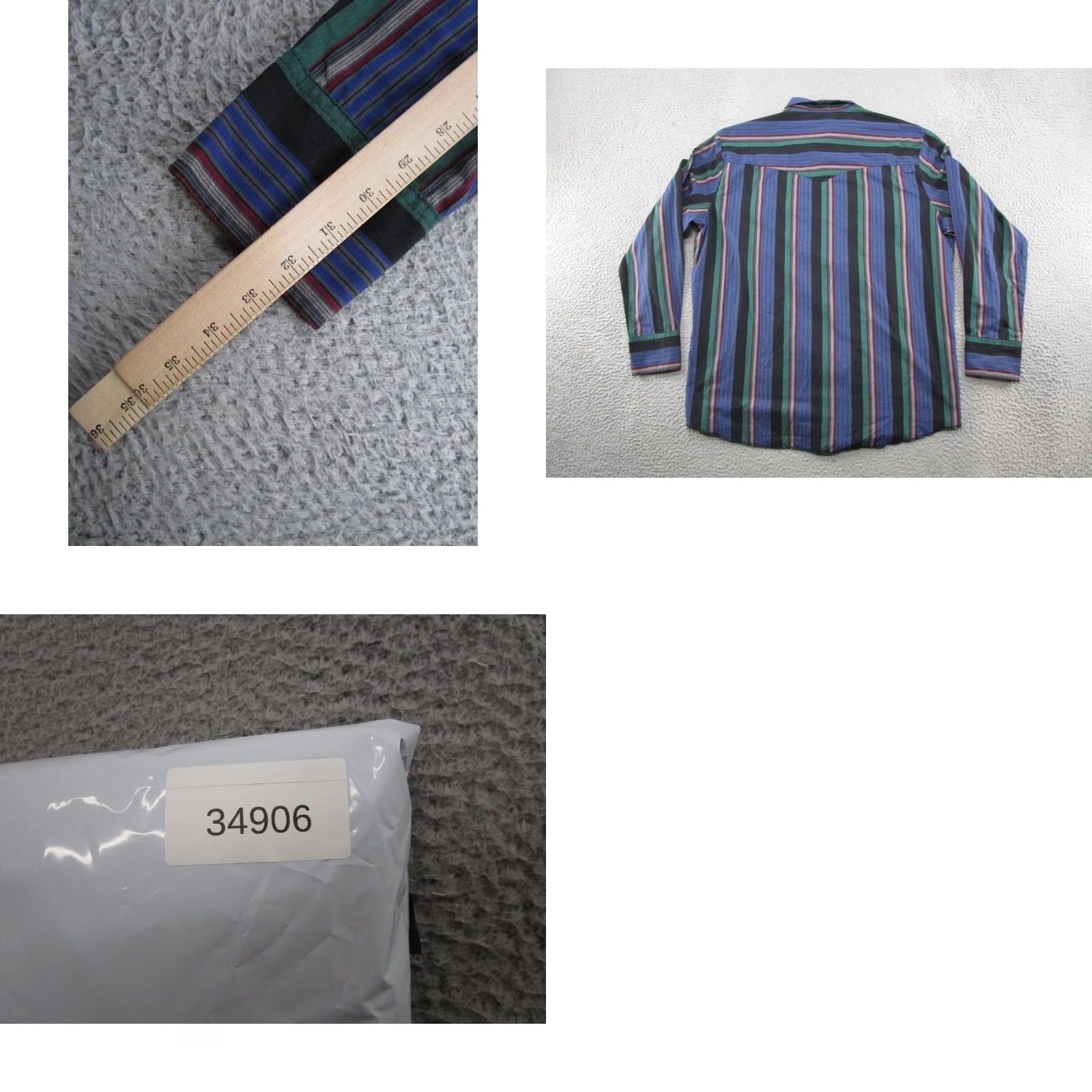 Wrangler VTG Wrangler Mens Vertical Striped Western Pearl Snap Brushpopper XL Shirt Multicolor 90s Mens Size US XL / EU 56 / 4 - 8 Thumbnail