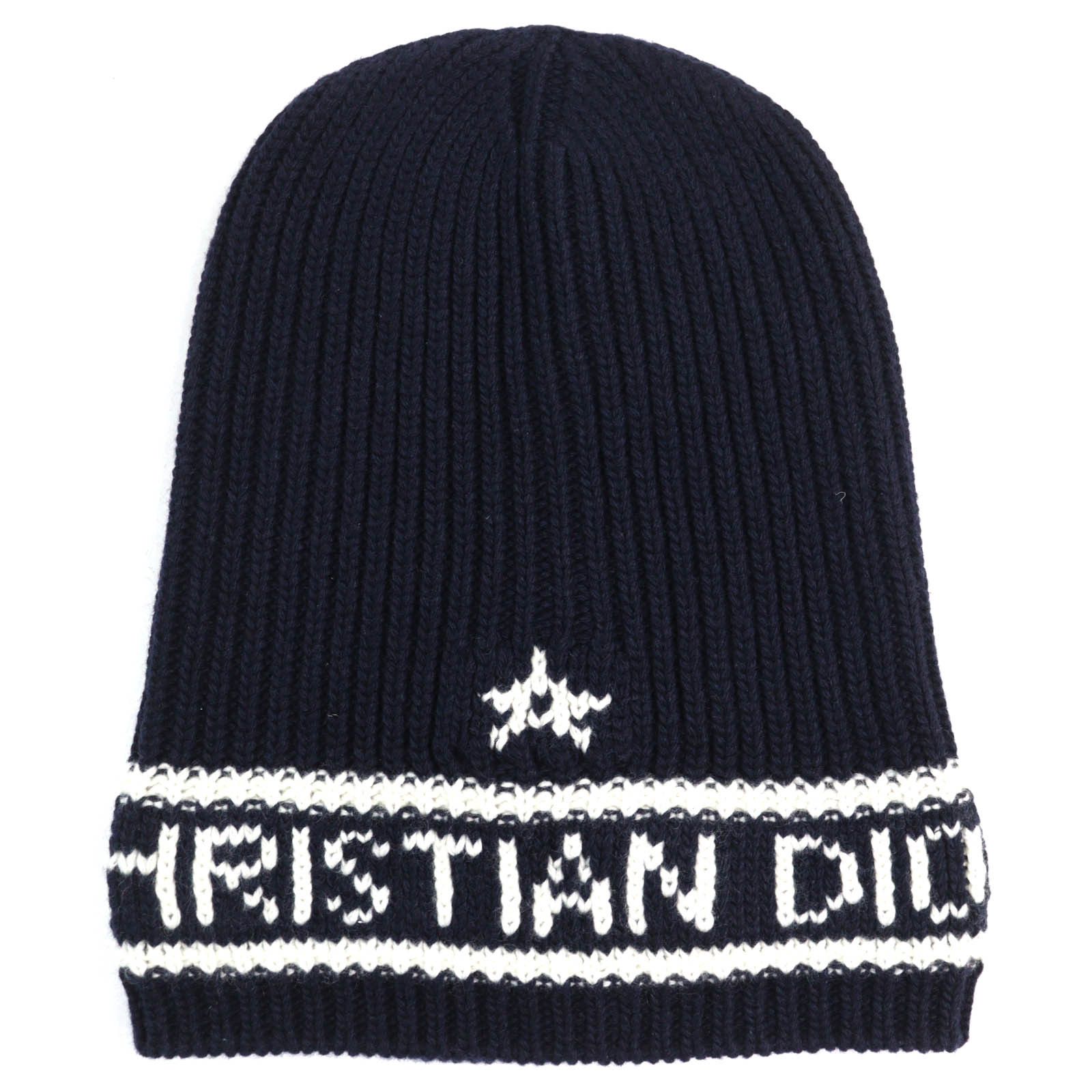 Dior Dior Christian Dior Star Logo Wool Knit Cap Others Hats 31NOE714IXGH Size ONE SIZE - 1 Thumbnail
