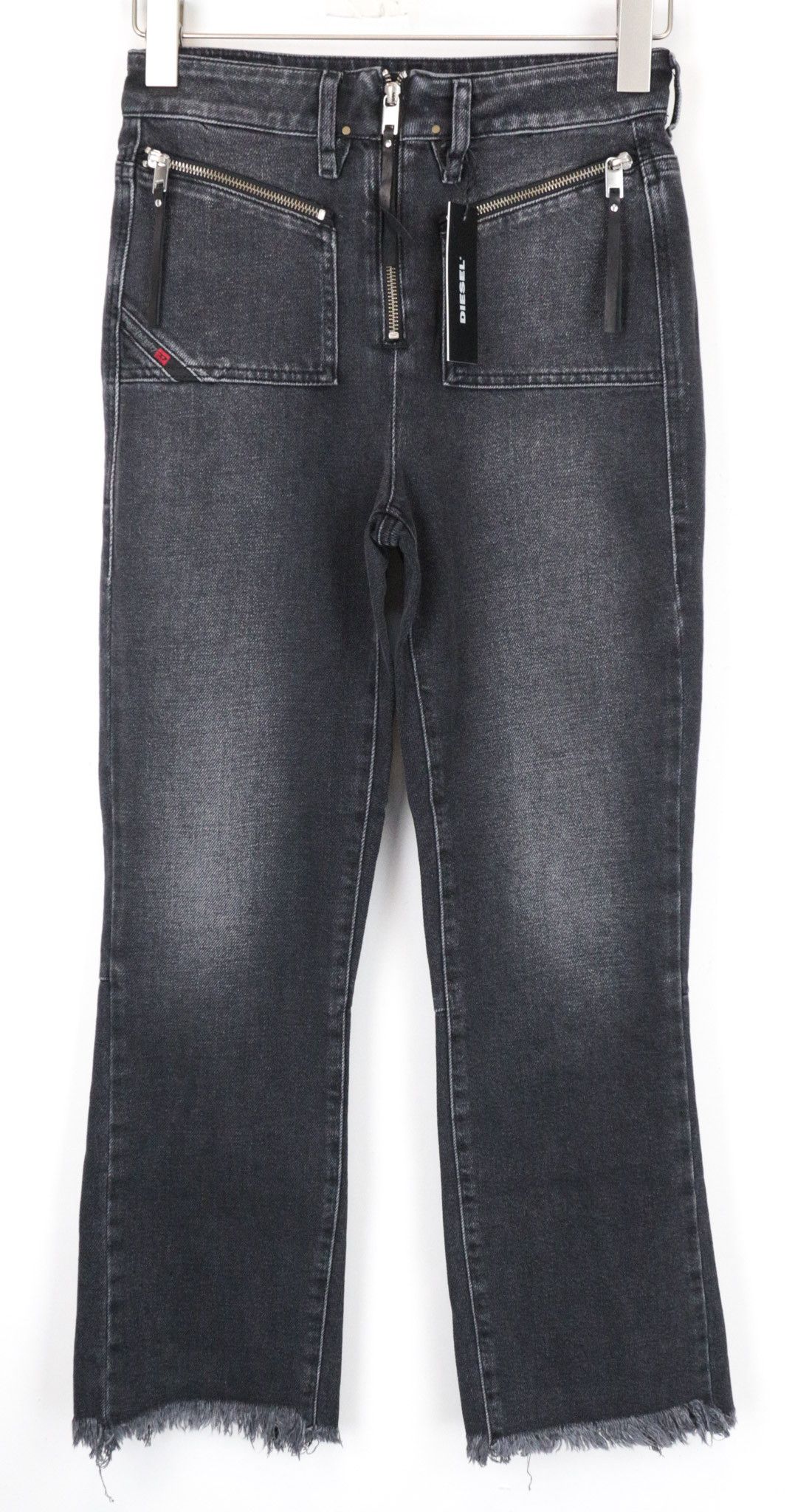 Diesel D-EARLIE 080AP W26/L32 Grey High Waist Stretch Jeans 69380 Size 26" / US 2 / IT 38 - 2 Thumbnail
