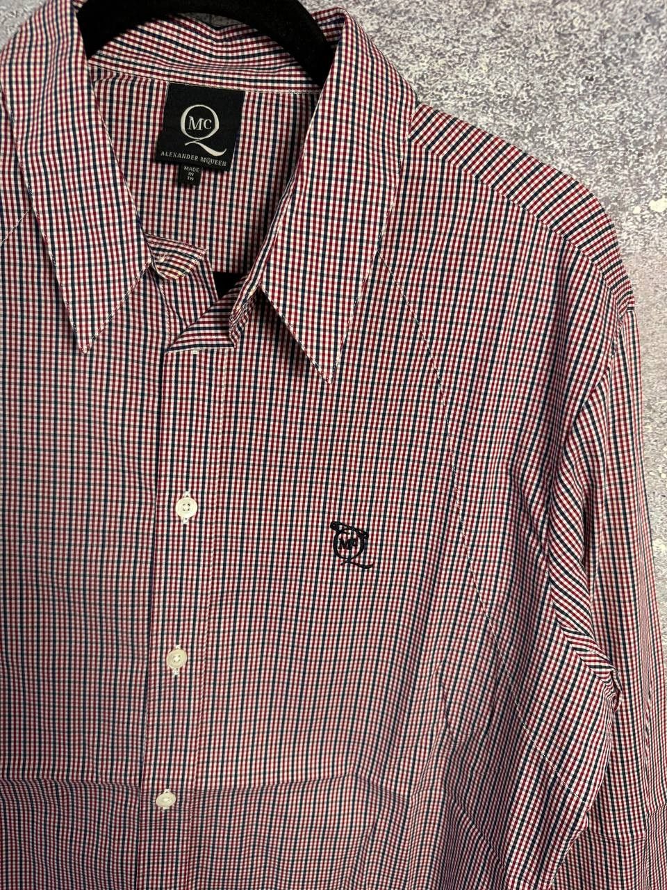 Alexander McQueen × MCQ × McQ Alexander McQueen Vintage 2008 MCQ Alexander McQueen Check Shirt Oldmoney Size US L / EU 52-54 / 3 - 10 Thumbnail