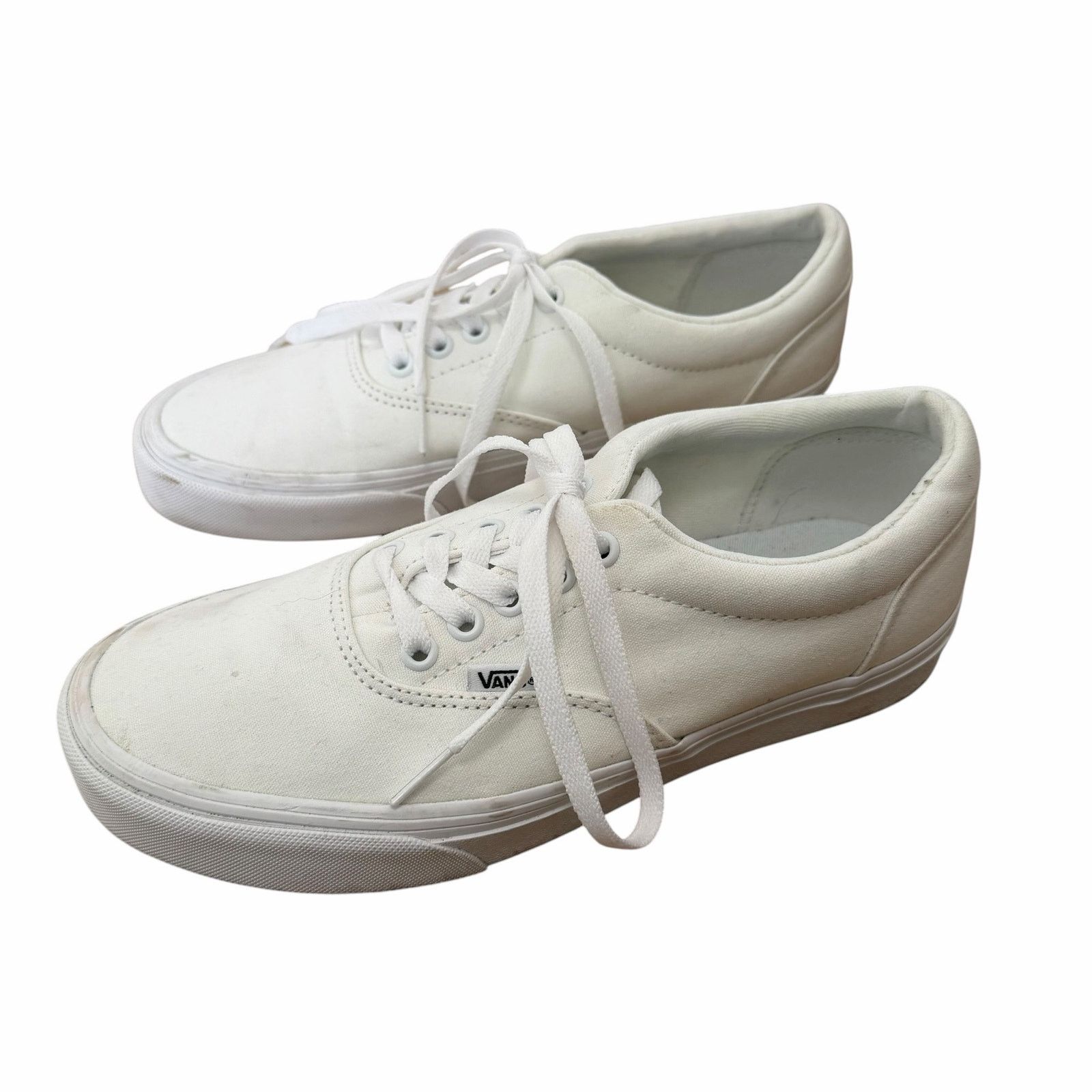 Vans Vans White Low Top Sneakers Sz 8 Men Size US 8 / EU 41 - 3 Thumbnail