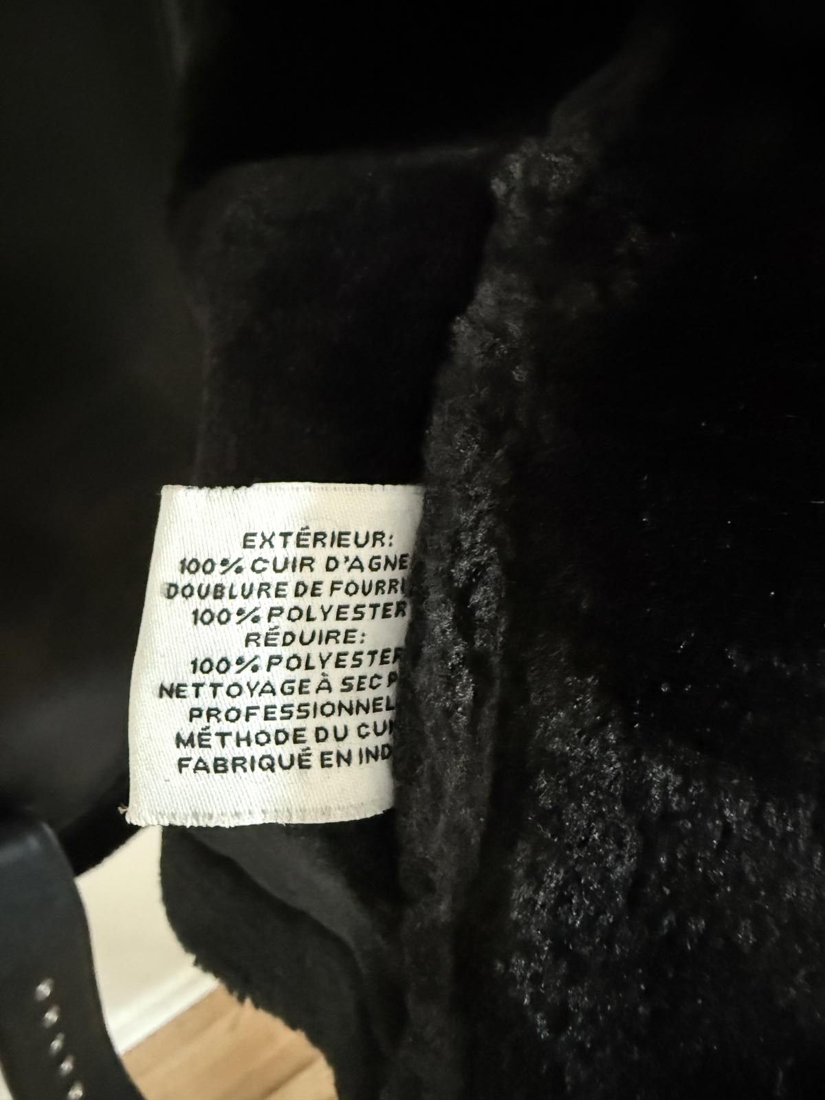 Other Walter Baker Black Leather Shearling Vest XL Size XL / US 12-14 / IT 48-50 - 6 Thumbnail