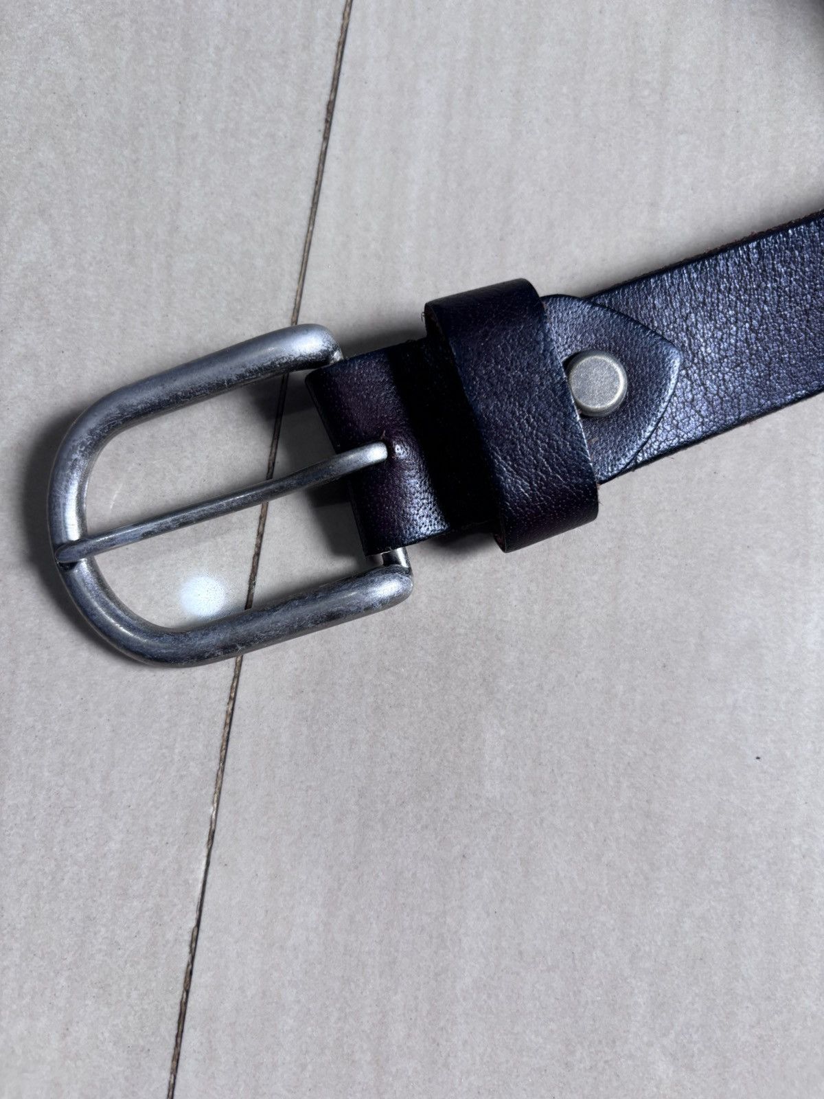 Other Brown Leather Belt with Silver Studs Size ONE SIZE - 5 Thumbnail