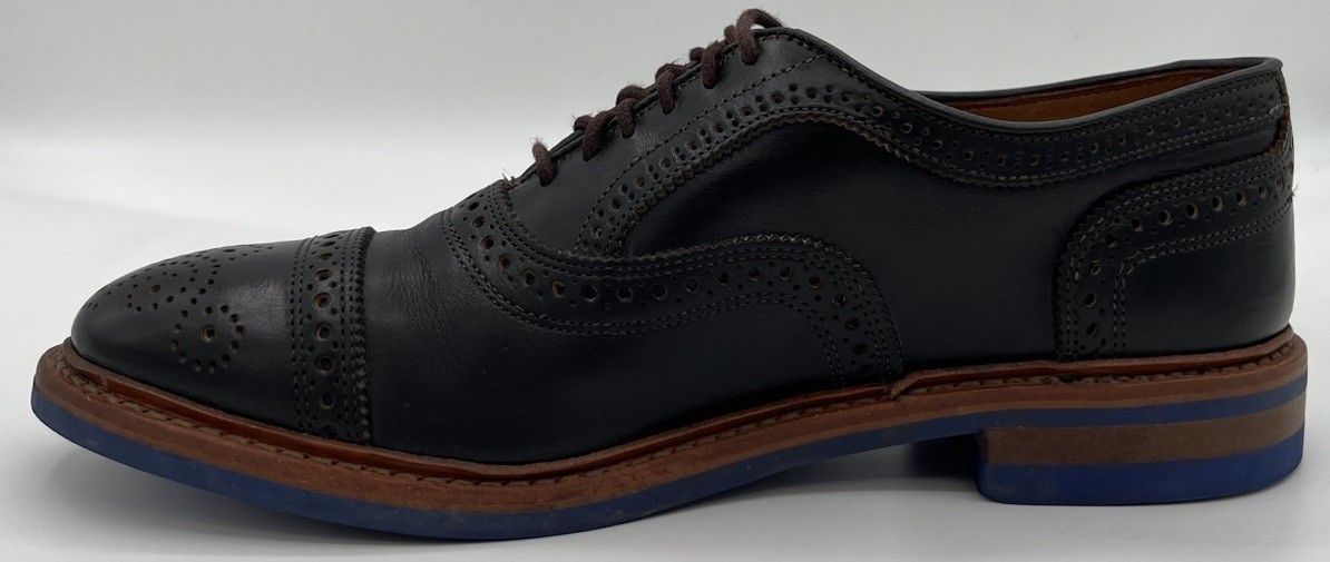 Allen Edmonds Allen Edmonds "STRANDMOK" Black Leather Oxfords Mens Size 9D Size US 9 / EU 42 - 7 Thumbnail