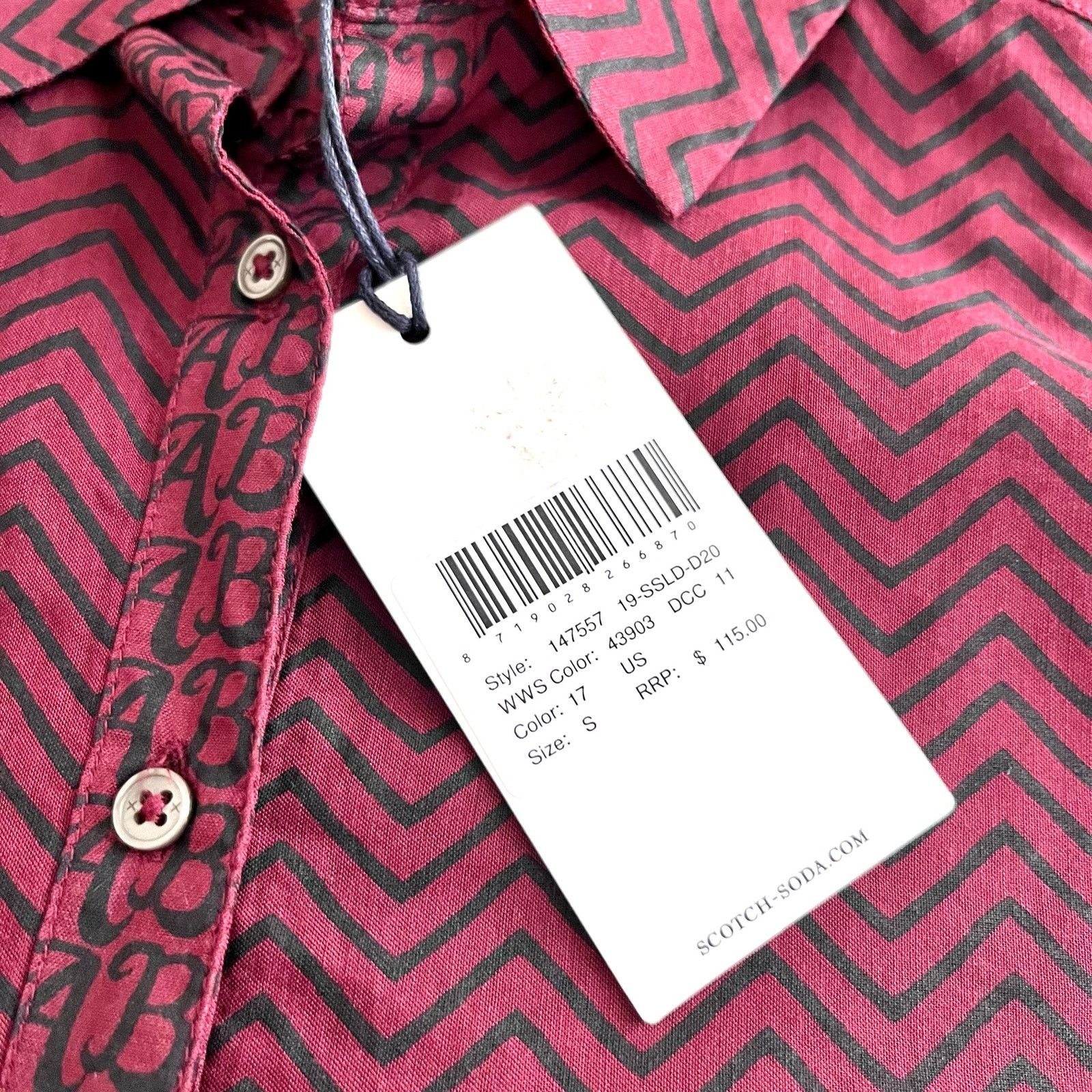 Scotch & Soda Scotch & Soda Long Sleeve Button Up Semi Sheer Shirt Size S / US 4 / IT 40 - 12 Thumbnail