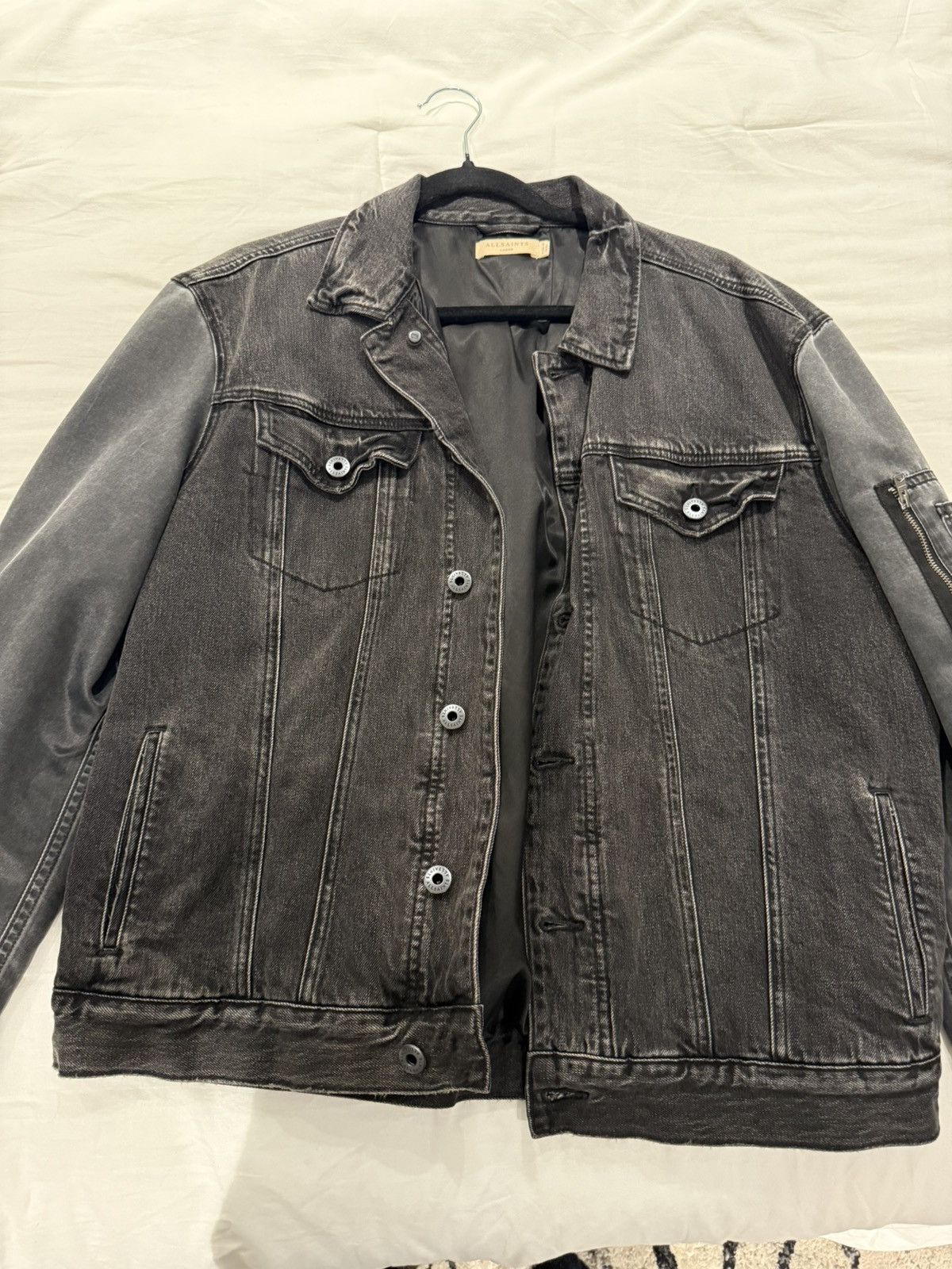Allsaints ALL SAINTS DENIM JACKET Size US L / EU 52-54 / 3 - 1 Thumbnail