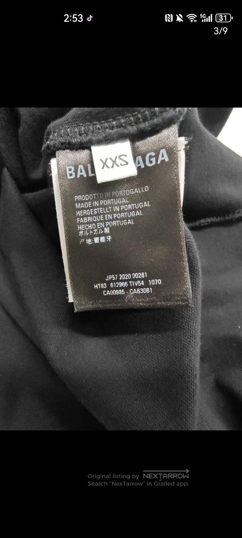 Balenciaga Balenciaga T-shirt Size US XXS / EU 40 - 3 Thumbnail