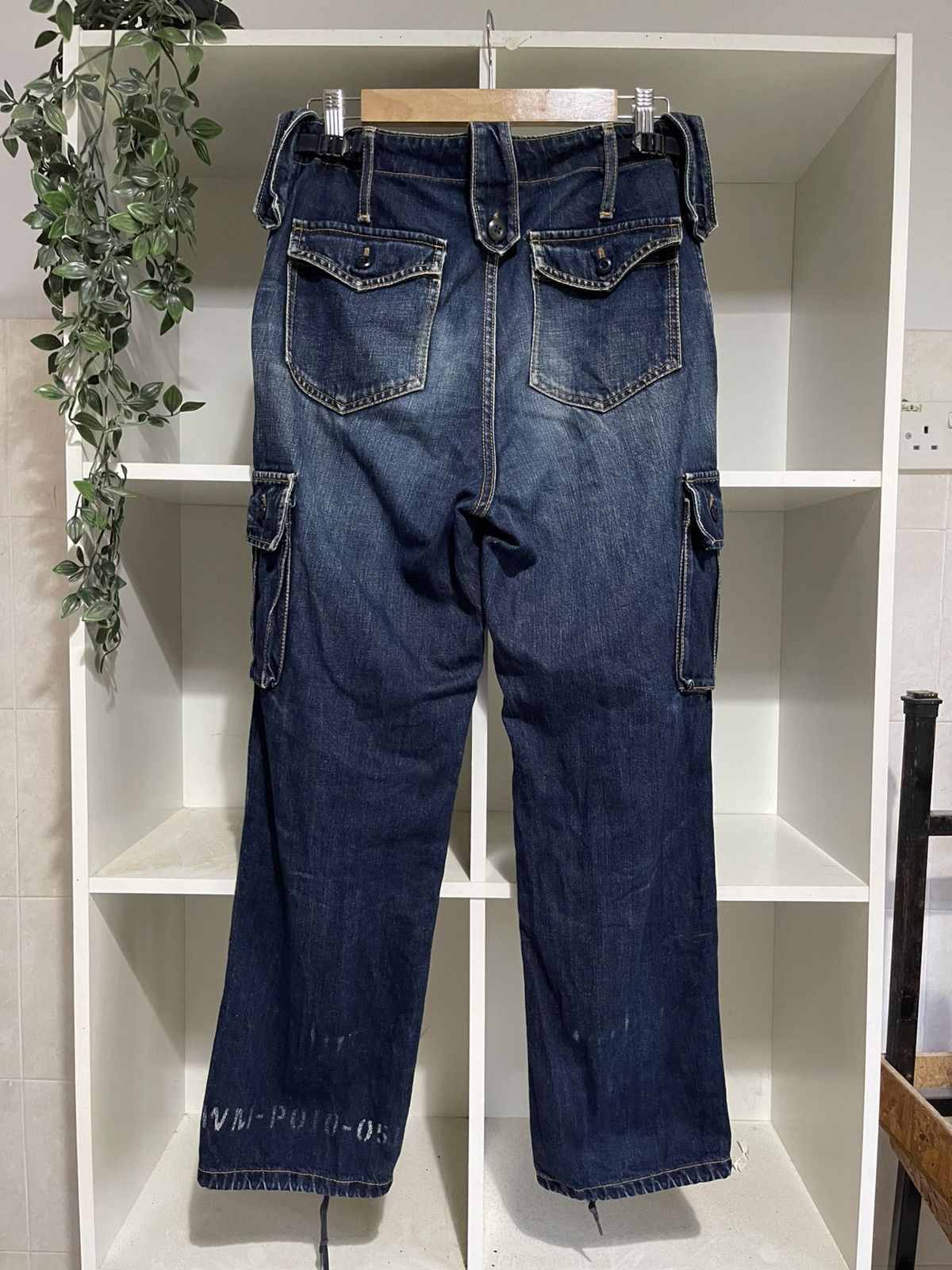 Junya Watanabe Vintage WM-P01 AD2003 Cargo Denim Military Style Size US 30 / EU 46 - 2 Thumbnail