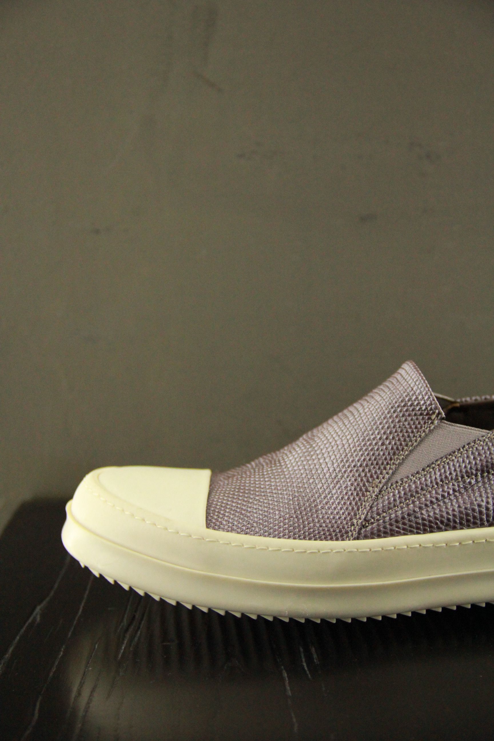 Rick Owens Rick Owens Rose Gold Lizard Skin Slip-Ons Size US 6 / EU 39 - 7 Thumbnail