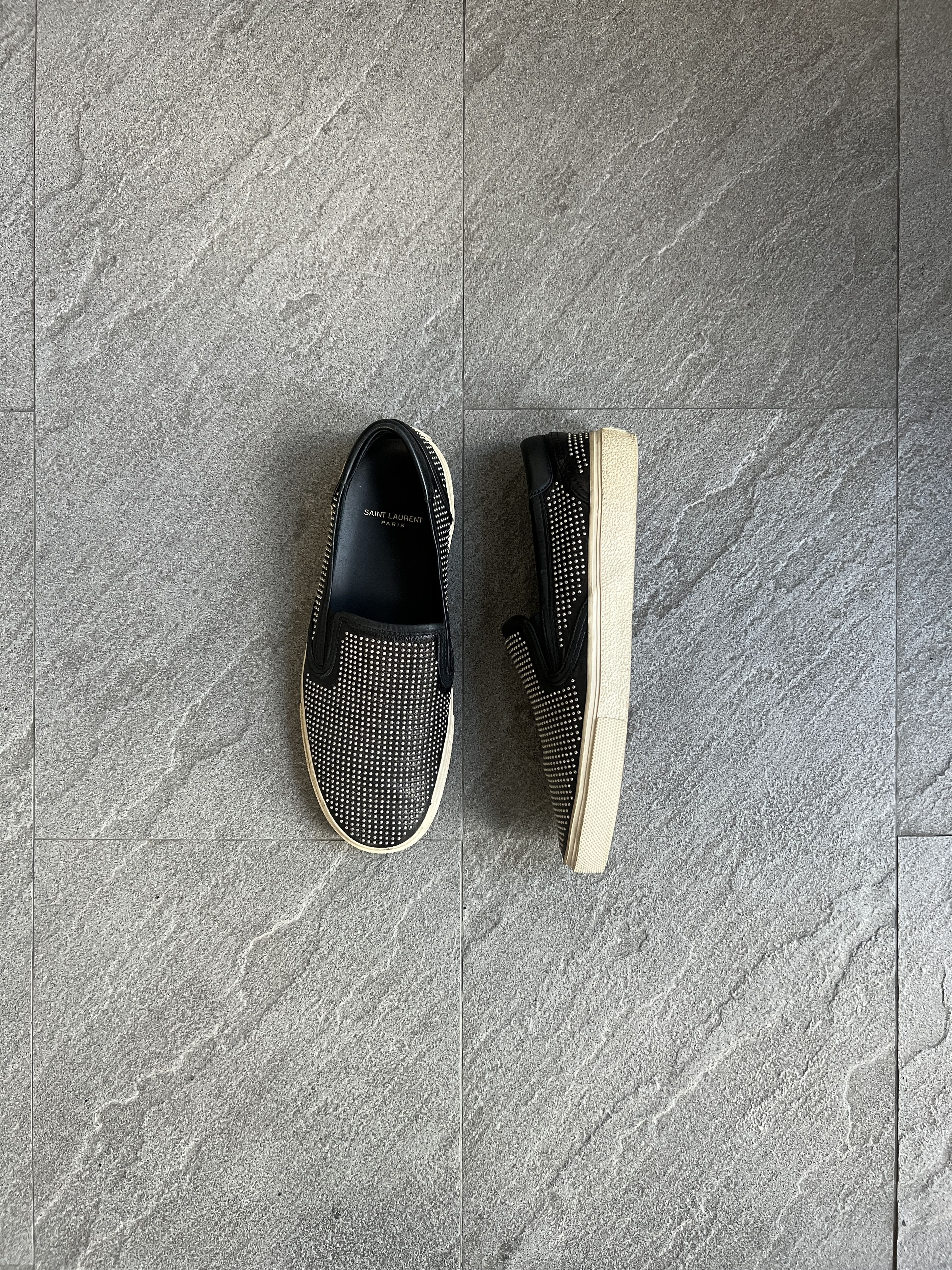 Saint Laurent Paris Saint Laurent Slip Ons Studded Hedi Slimane EU42 Size US 9 / EU 42 - 3 Thumbnail