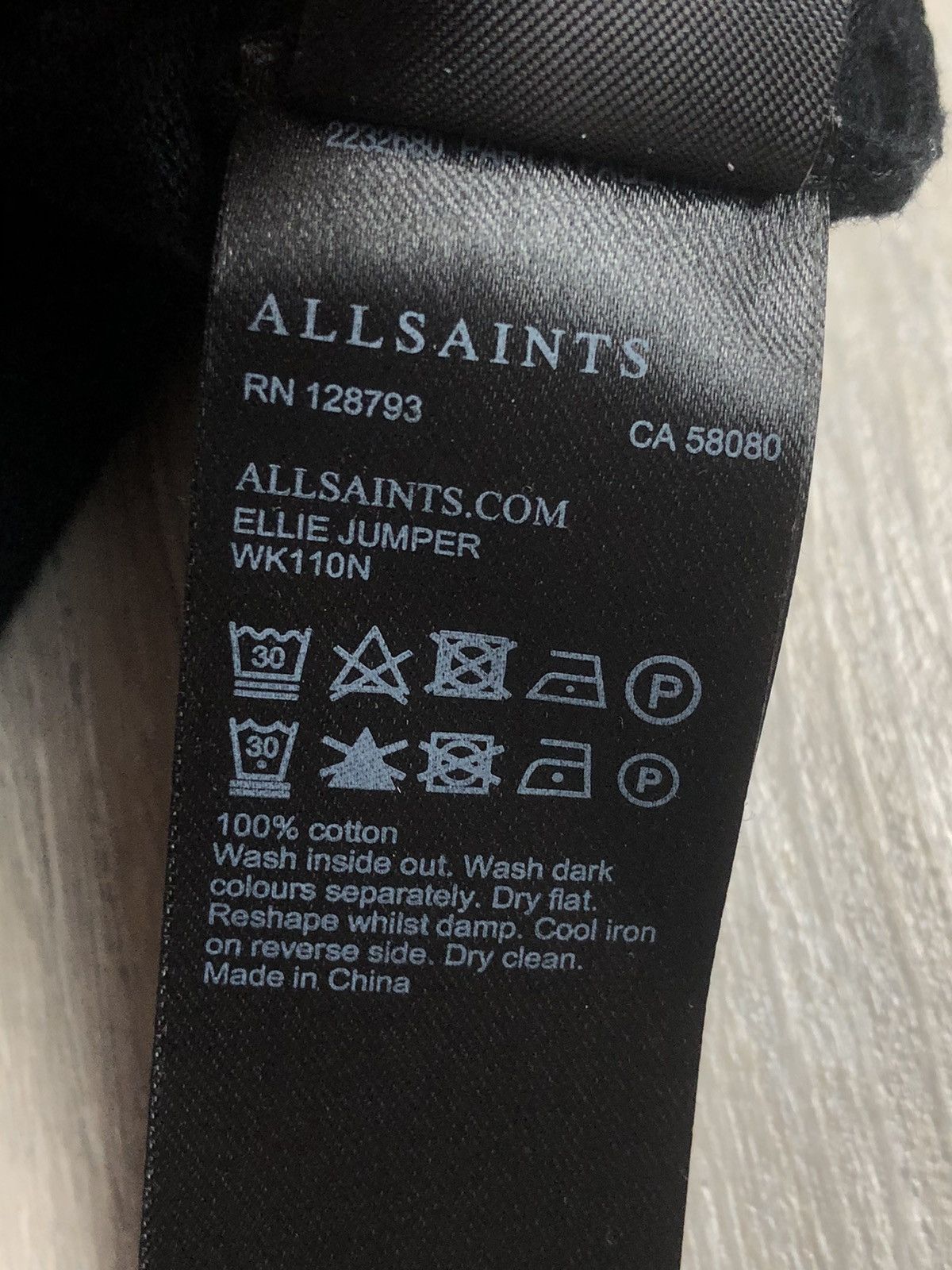 AllSaints Black Ellie Jumper Size XS - Fits up to M outlet