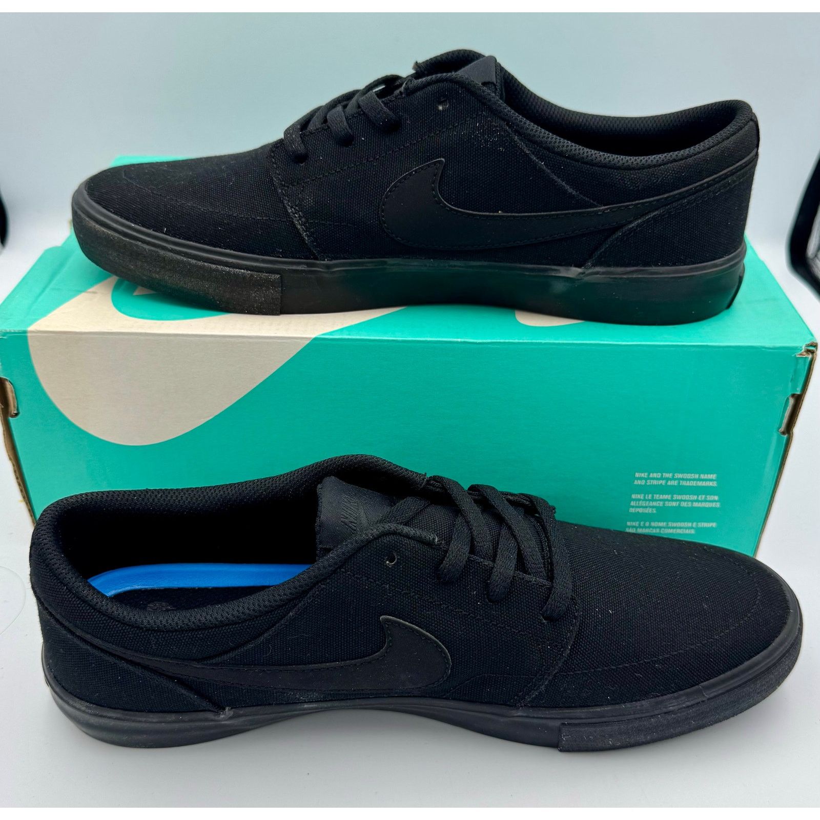 Nike Nike SB Portmore II Size 10 Black Canvas 880268-001 Size US 12 / EU 45 - 2 Thumbnail