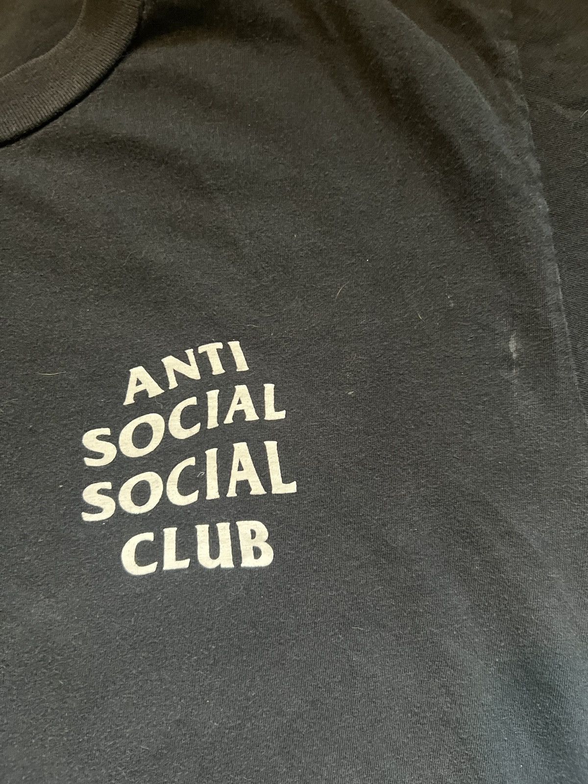 Anti Social Social Club Anti Social Social Club Original Black Tee (M) Size US M / EU 48-50 / 2 - 2 Thumbnail
