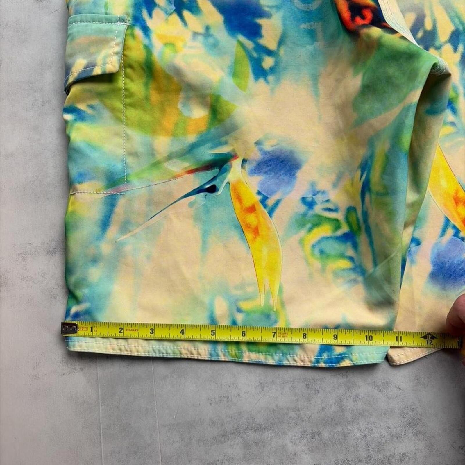 Billabong Y2K Split Surf Grunge Baggy Board Shorts Size US 36 / EU 52 - 8 Thumbnail