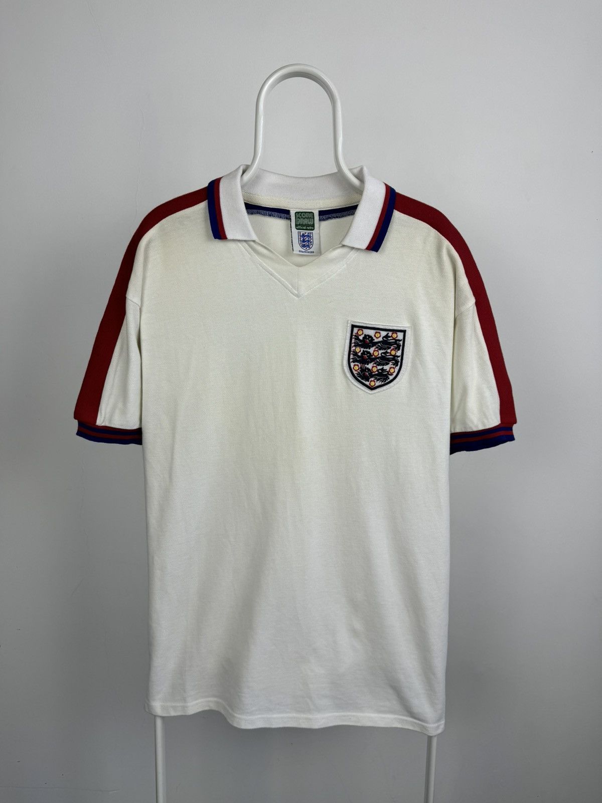 Vintage Vintage Score Draw Official Retro England 1974-1980 Shirt Size US L / EU 52-54 / 3 - 1 Thumbnail