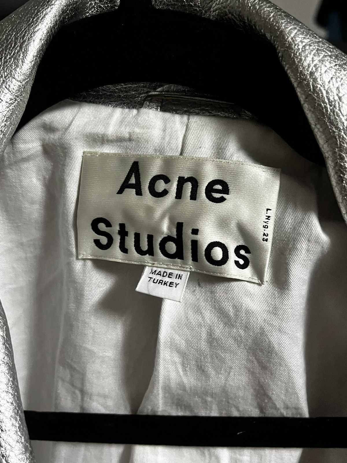 Acne Studios Vintage Silver Biker Size US M / EU 48-50 / 2 - 2 Thumbnail