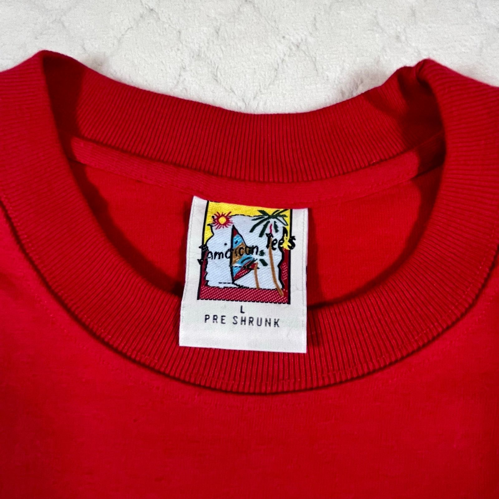 Other Jamaican Tees “No Problem Mon!” Embroidered Red T-Shirt Size US L / EU 52-54 / 3 - 2 Thumbnail
