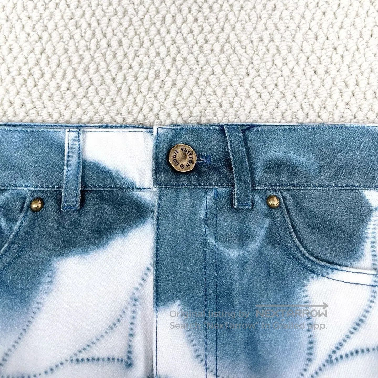 Louis Vuitton Louis Vuitton Ink Print Jeans. Size US 30 / EU 46 - 5 Thumbnail