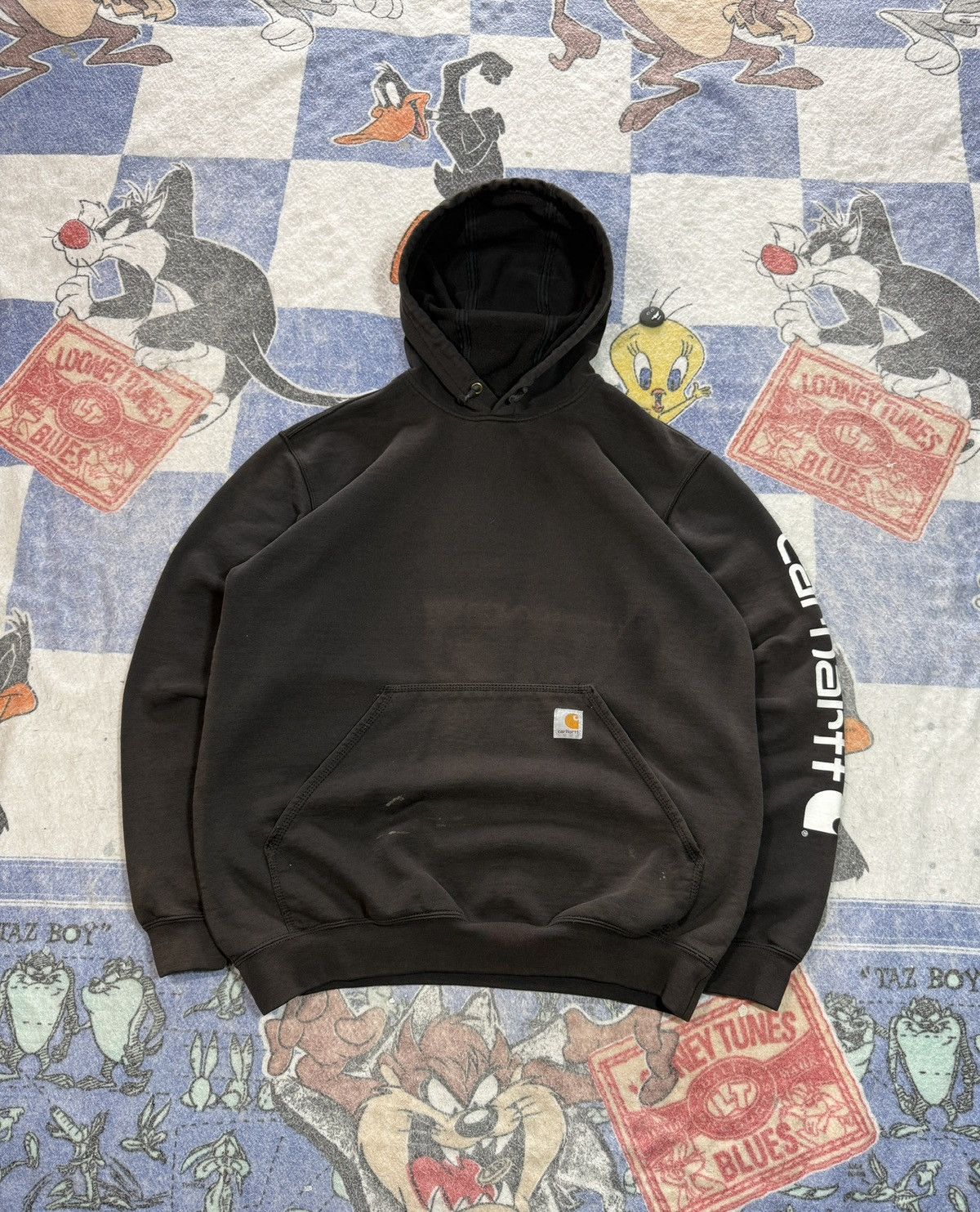 Carhartt Distressed carhartt work hoodie Size US M / EU 48-50 / 2 - 1 Thumbnail