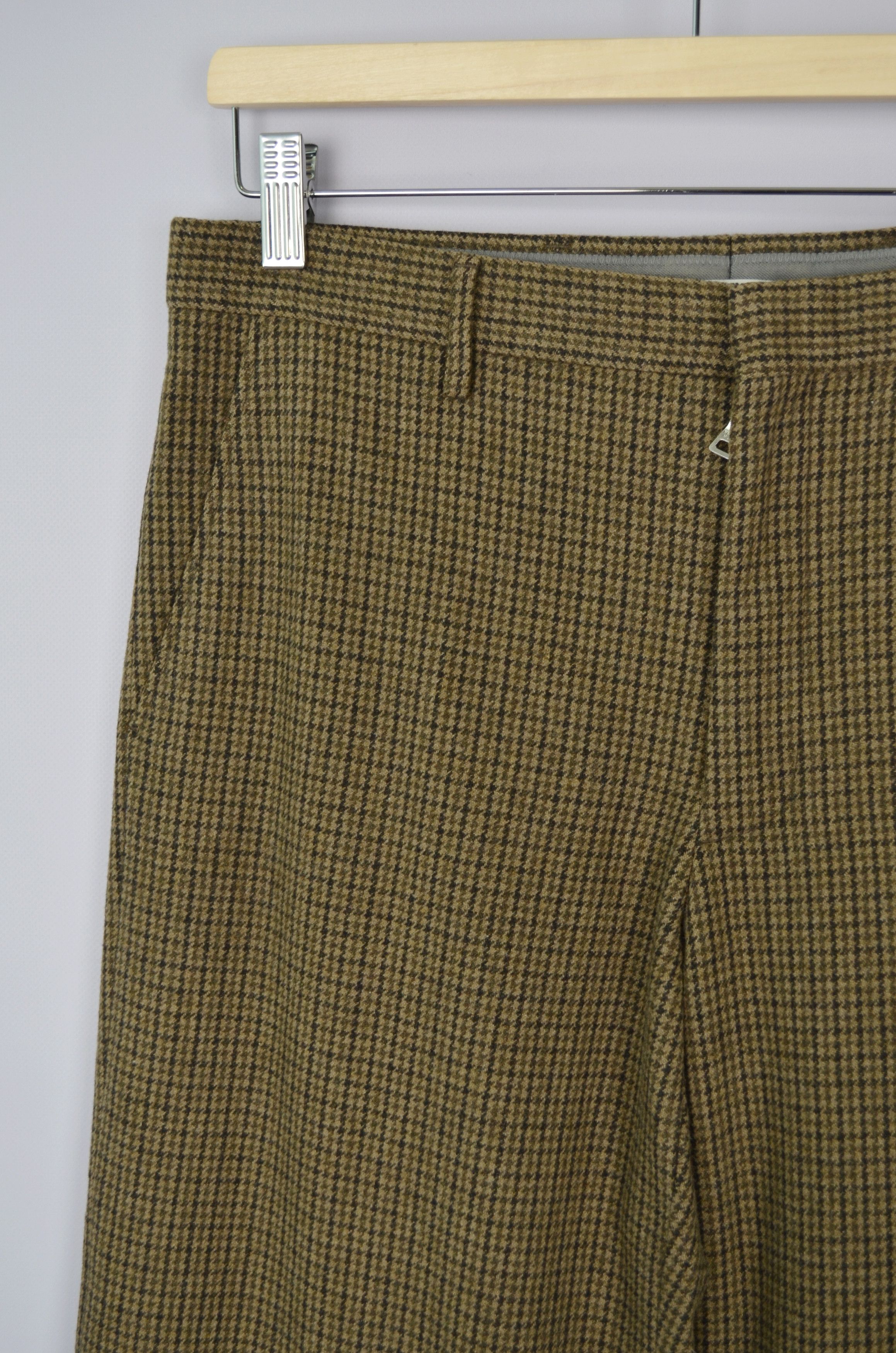Miu Miu × Prada Miu Miu Prada Wool Check Wide Leg Pants Trousers Size IT42 Size 28" / US 6 / IT 42 - 3 Thumbnail
