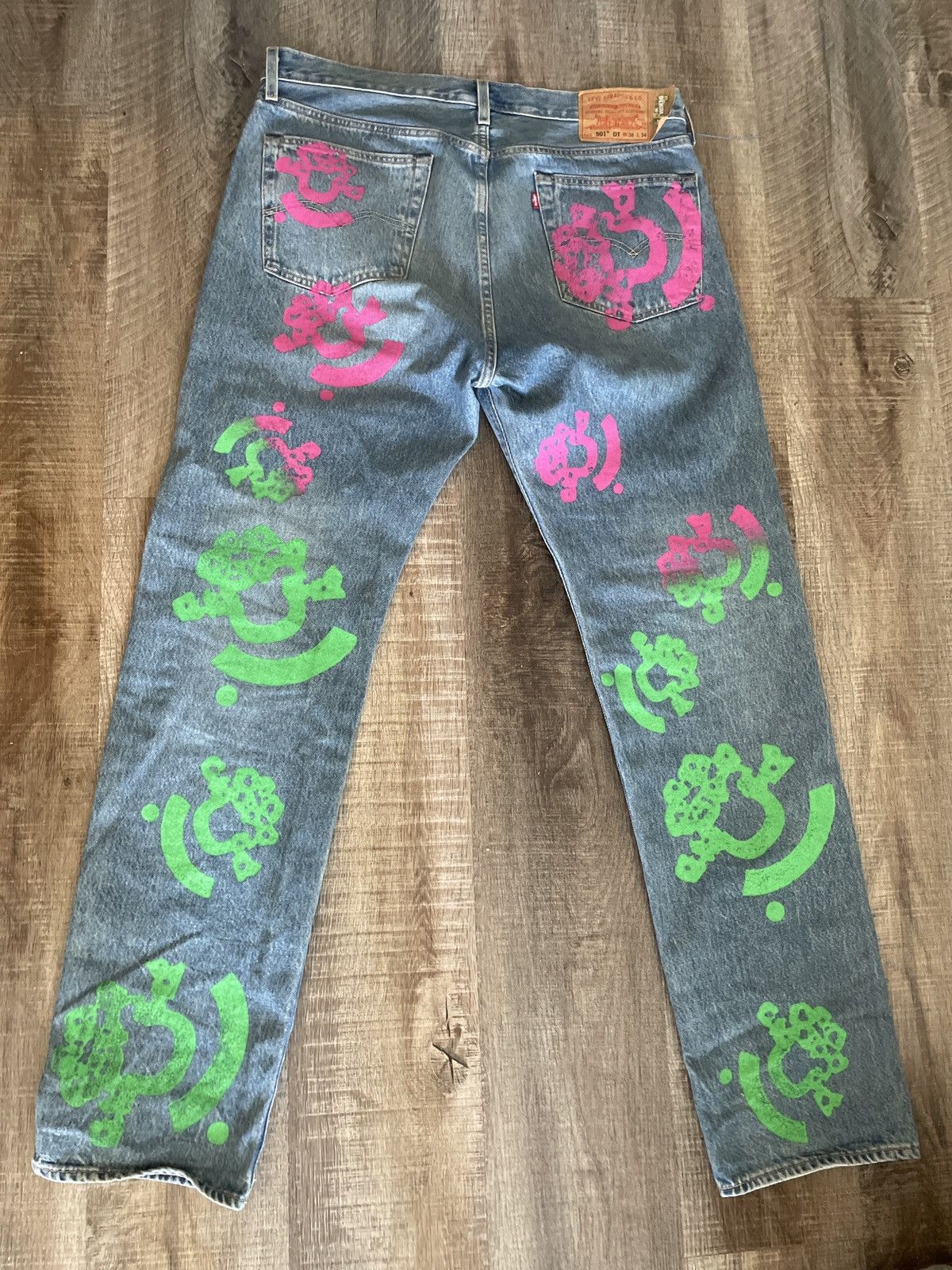(B).Stroy × DENIM TEARS × Levi's LEVI’S X DENIM TEARS X (B).STROY DENIM Size US 36 / EU 52 - 2 Thumbnail