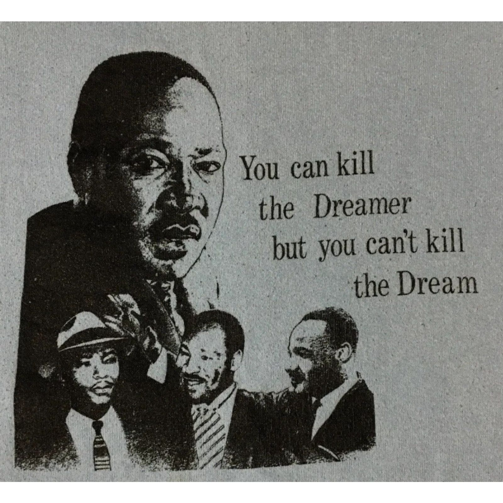 Vintage VINTAGE Martin Luther King You Cant Kill The Dream Sweatshirt M Crew Neck MLK 80s 90s Blue Mens Hoodie Sweatshirt Nightingale? Size US M / EU 48-50 / 2 - 2 Thumbnail