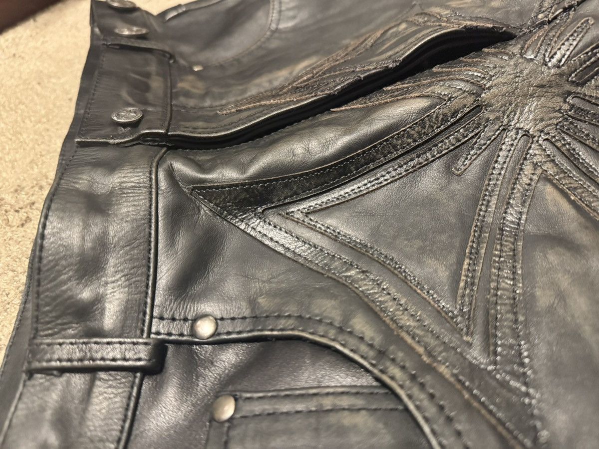 Other Vale Forever Leather Croxxxx Denim Size US 36 / EU 52 - 4 Thumbnail